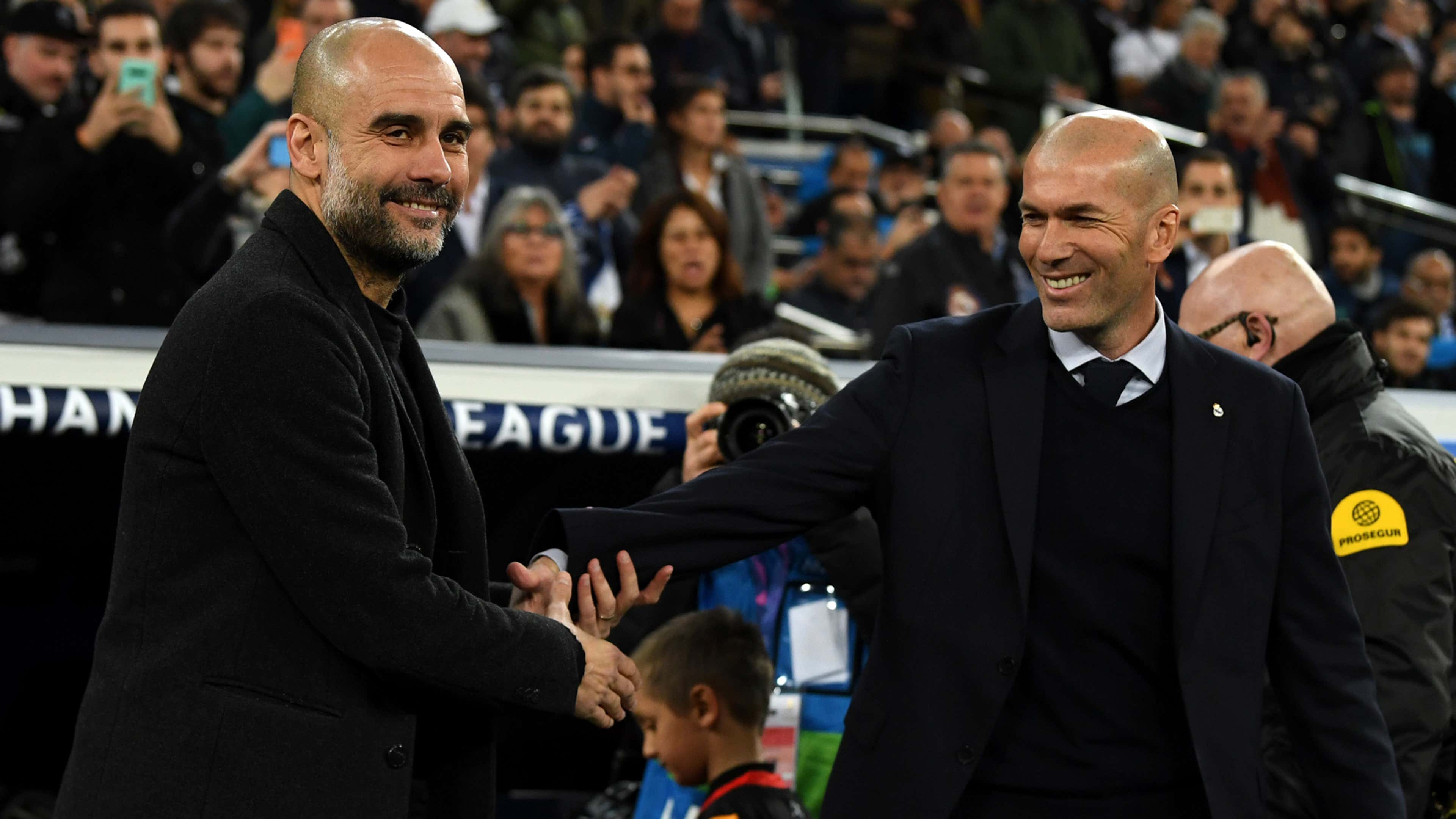 Zidane y Guardiola, Real Madrid y Manchester City