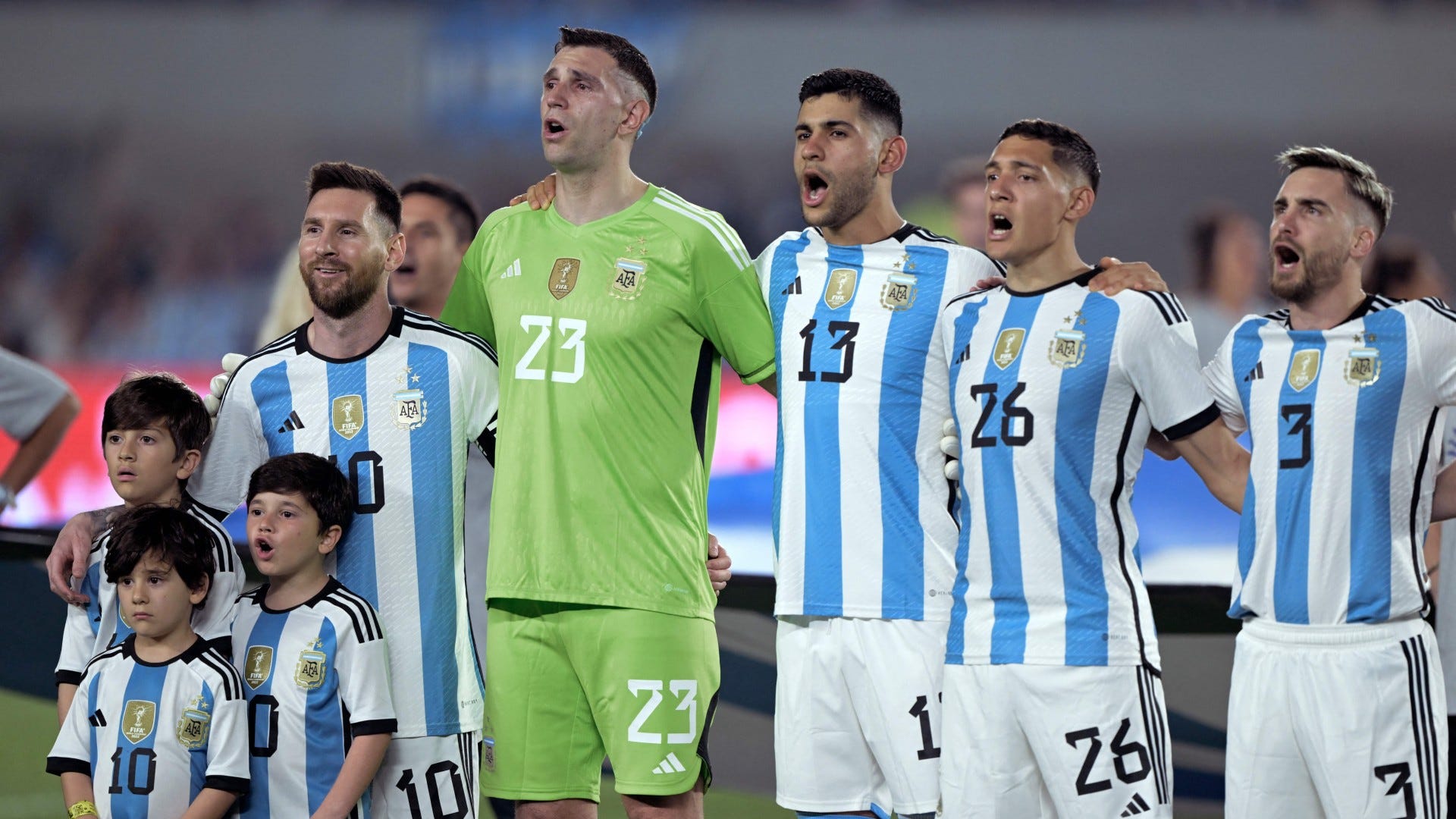 WATCH: Lionel Messi in tears as Argentina welcome back World Cup heroes in first match since triumph in Qatar