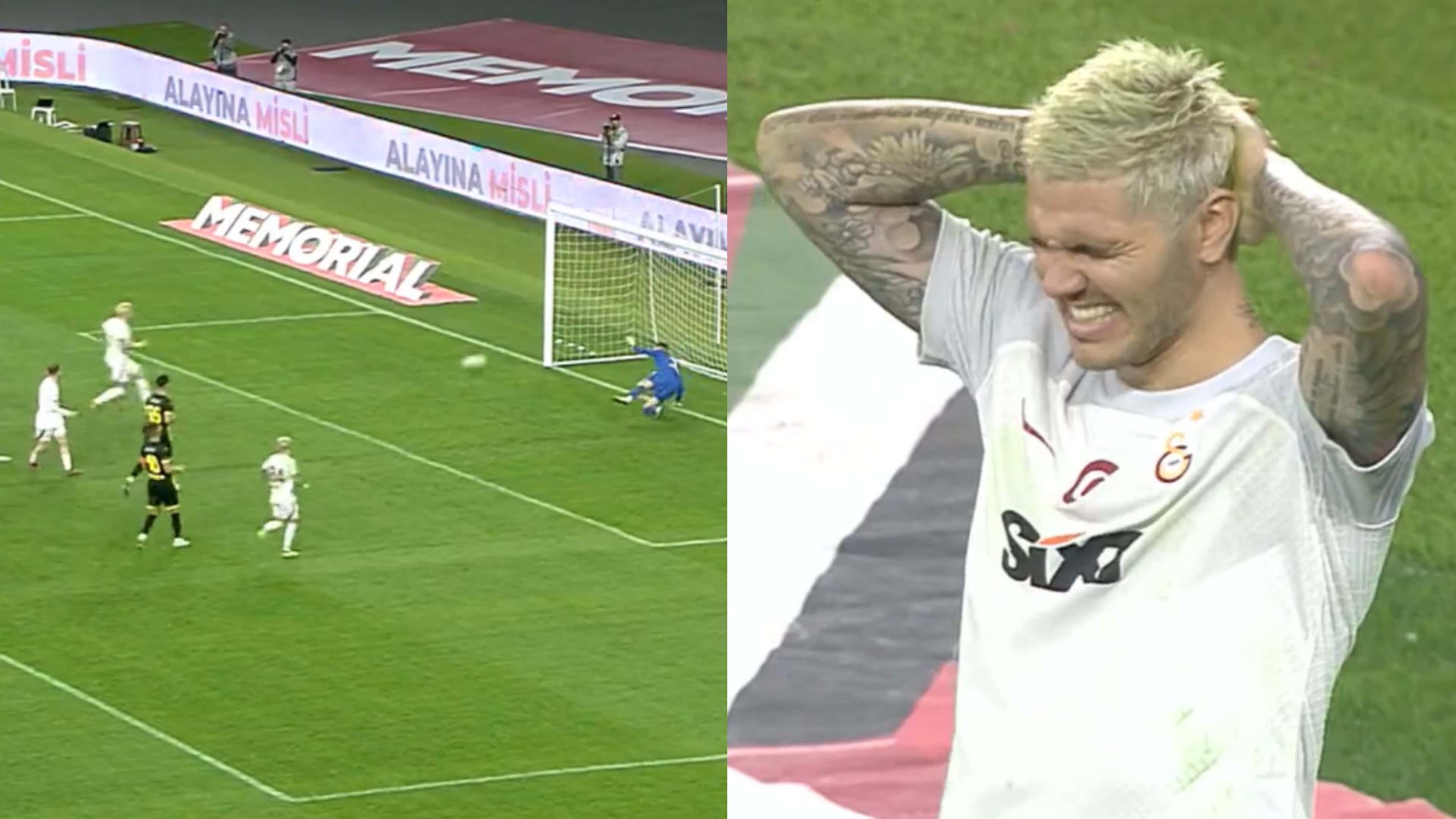 WATCH: The worst miss of the season? Mauro Icardi somehow fails to