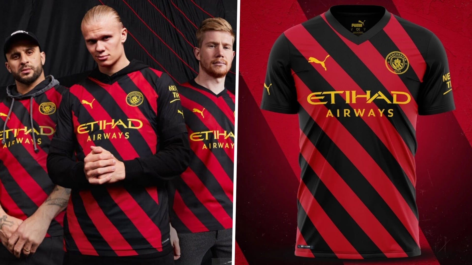 Decimal succes at ringe Man City away kit for 2022-23 puts modern twist on classic designs from  1960s & 70s | Goal.com