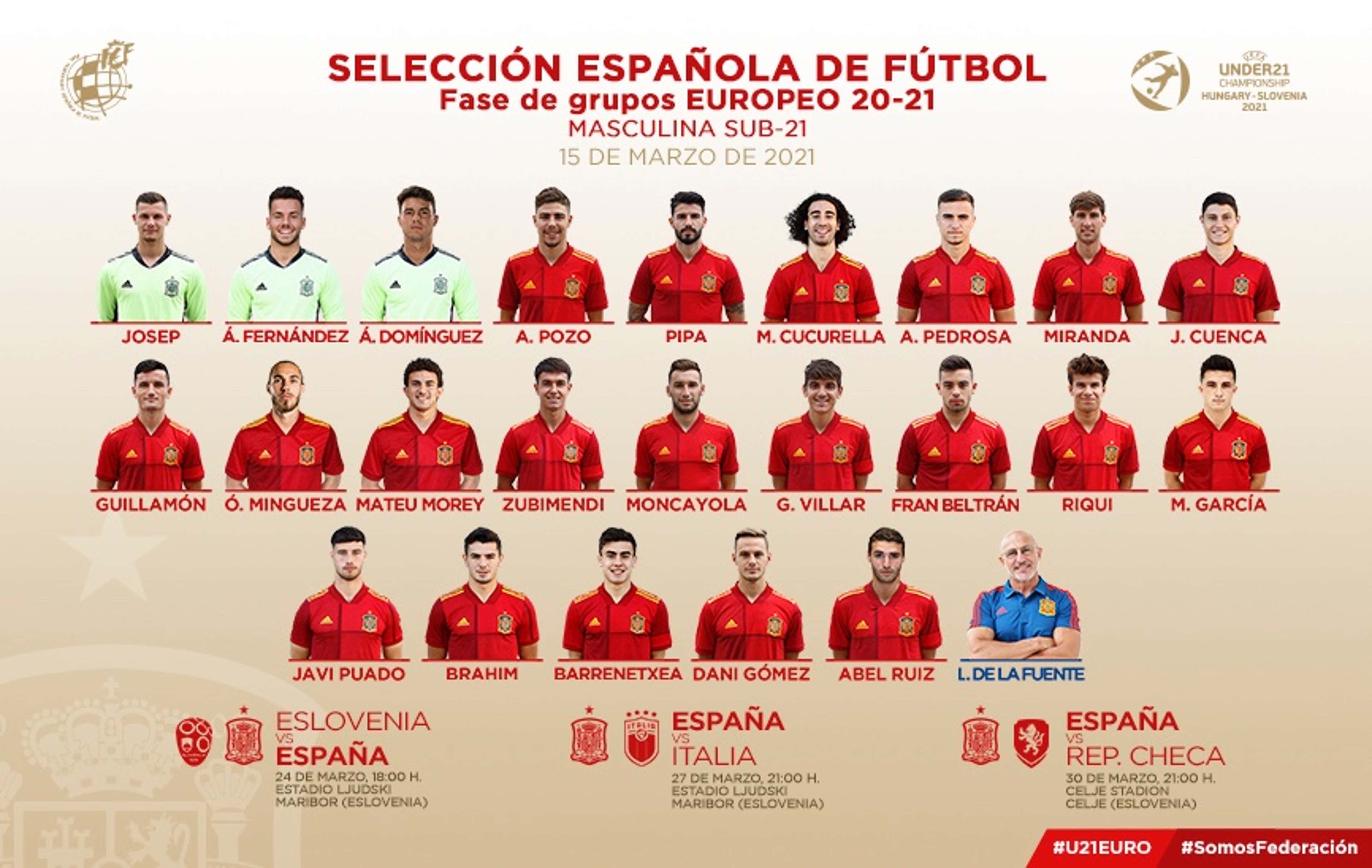 España sub 21 de fútbol