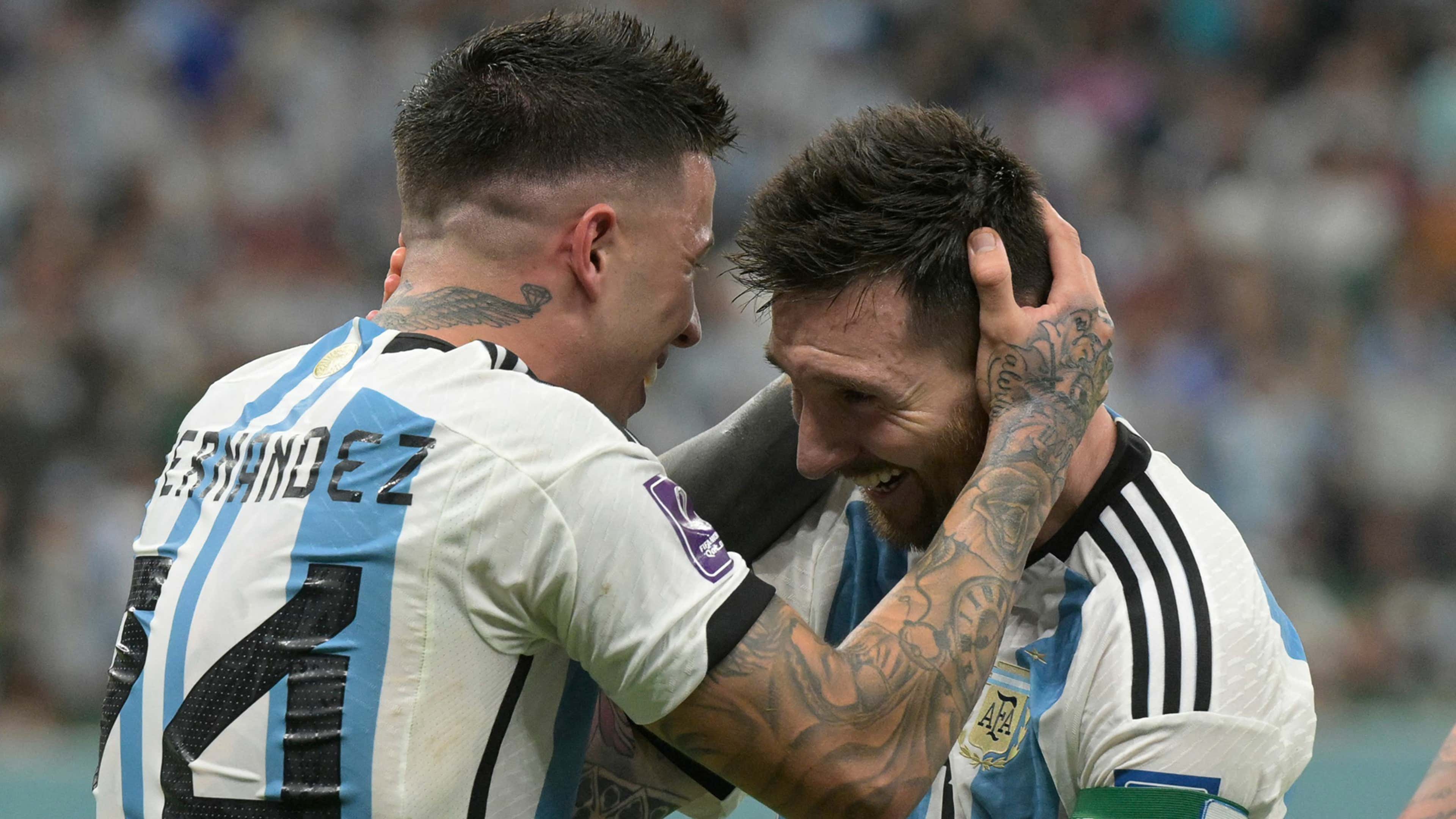 Enzo Fernandez Lionel Messi Argentina 2022 World Cup