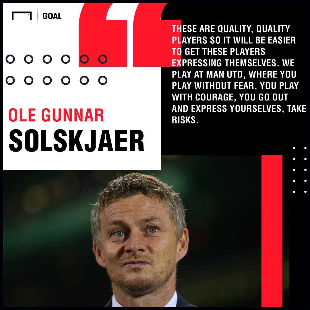 Ole Gunnar Solskjaer quote Manchester United