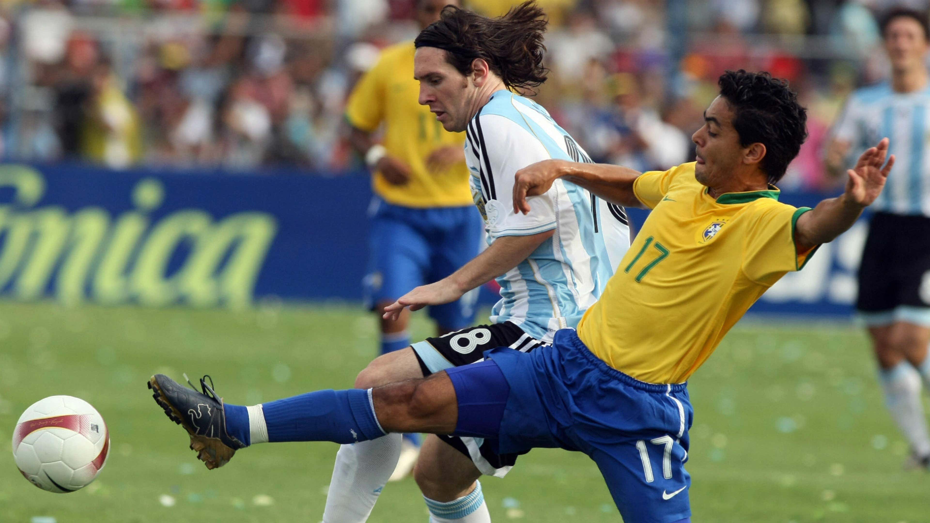 Lionel Messi Argentina Brasil 15072007