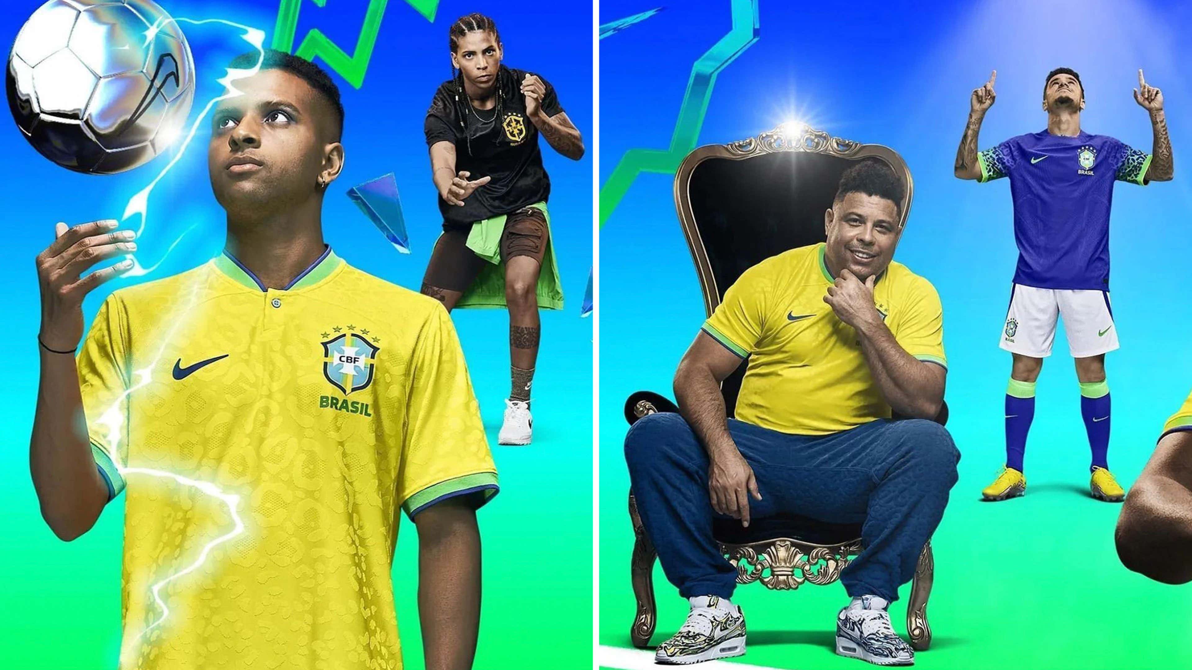 Brazil Little Boys Football Kit WC 2022-23