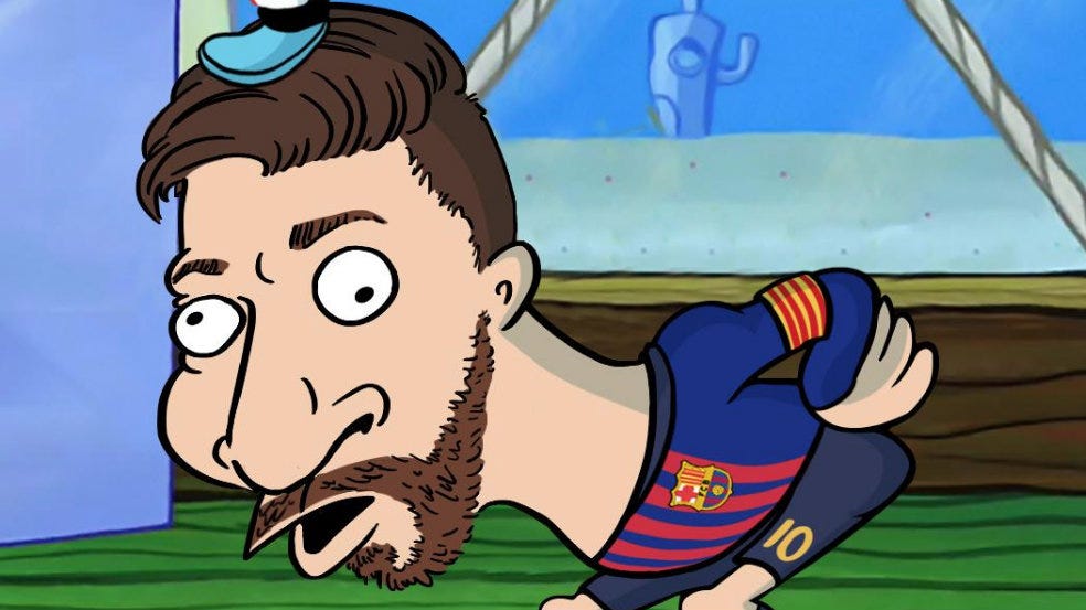 Los memes ponen como el nuevo 'Mr. Champions' a Messi  Espana