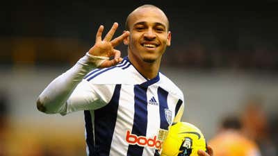 Peter Odemwingie West Bromwich Albion February 2012