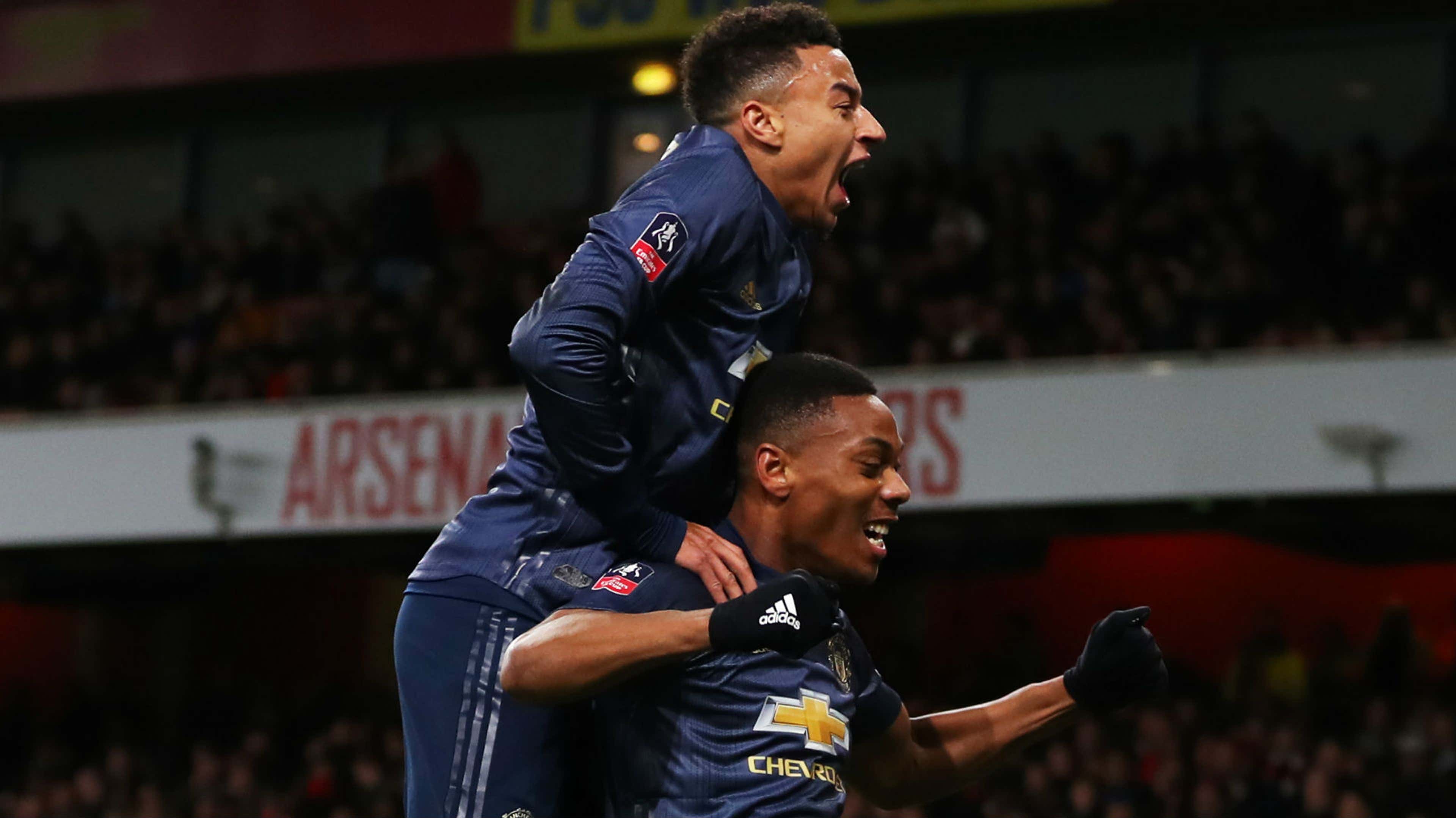 Anthony Martial Jesse Lingard Manchester United FA Cup