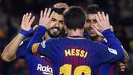 Lionel Messi celebrates, Barcelona