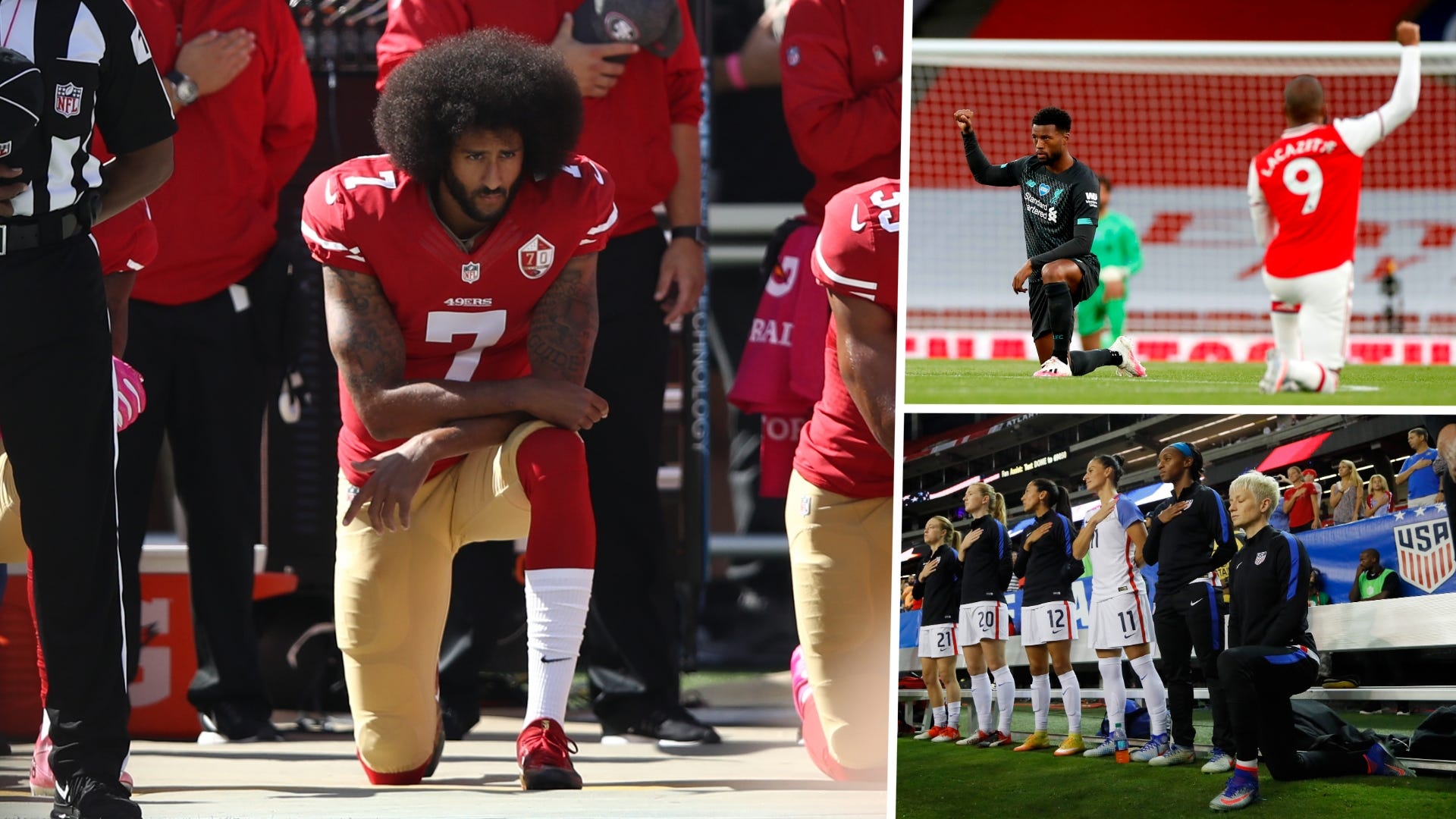 Why Do Footballers Kneel Before A Match What Taking The Knee Means In Sport Goal Com Us