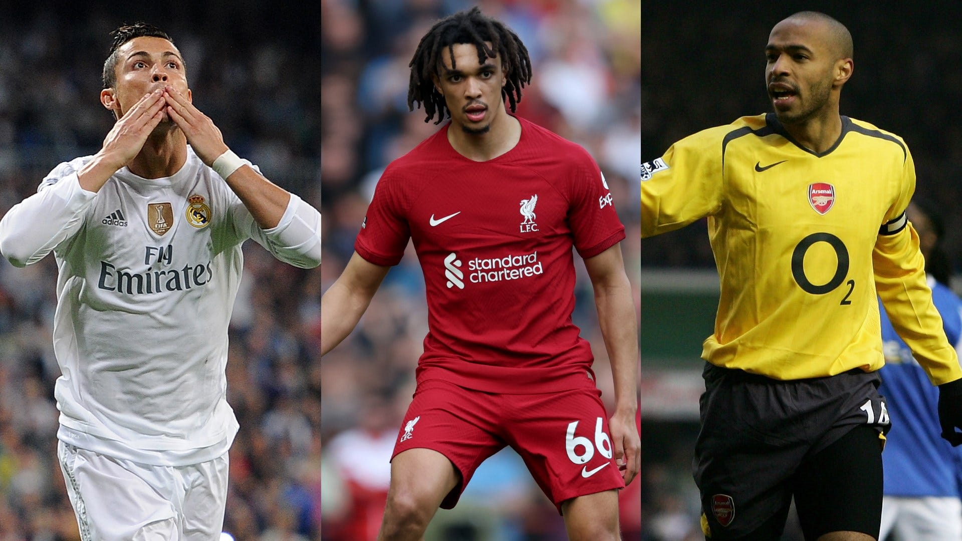 Futbolistas cambiando roles: Cristiano Ronaldo, Thierry Henry y las estrellas Trent Alexander-Arnold podrían seguir