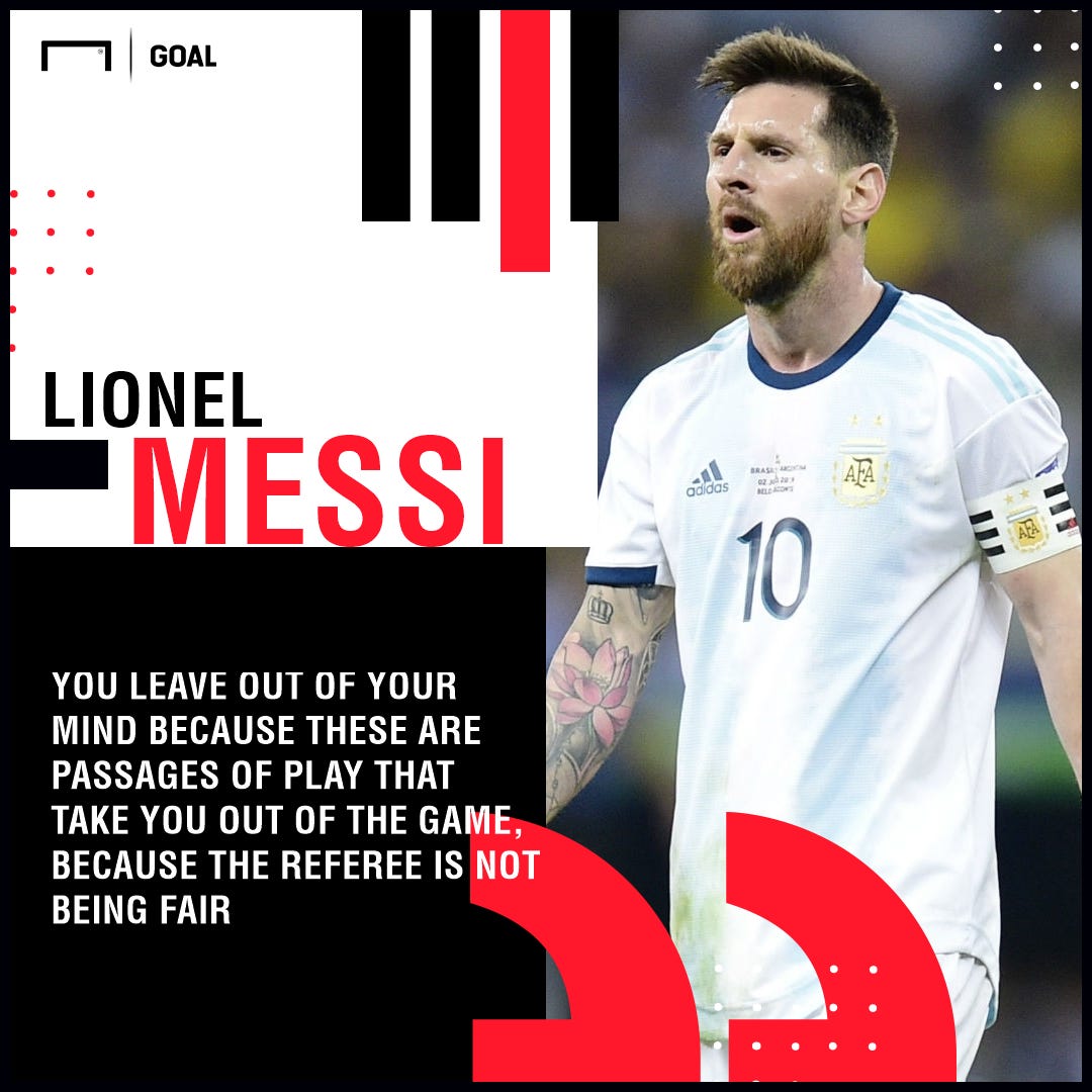 Lionel Messi, Brazil v Argentina, Copa America