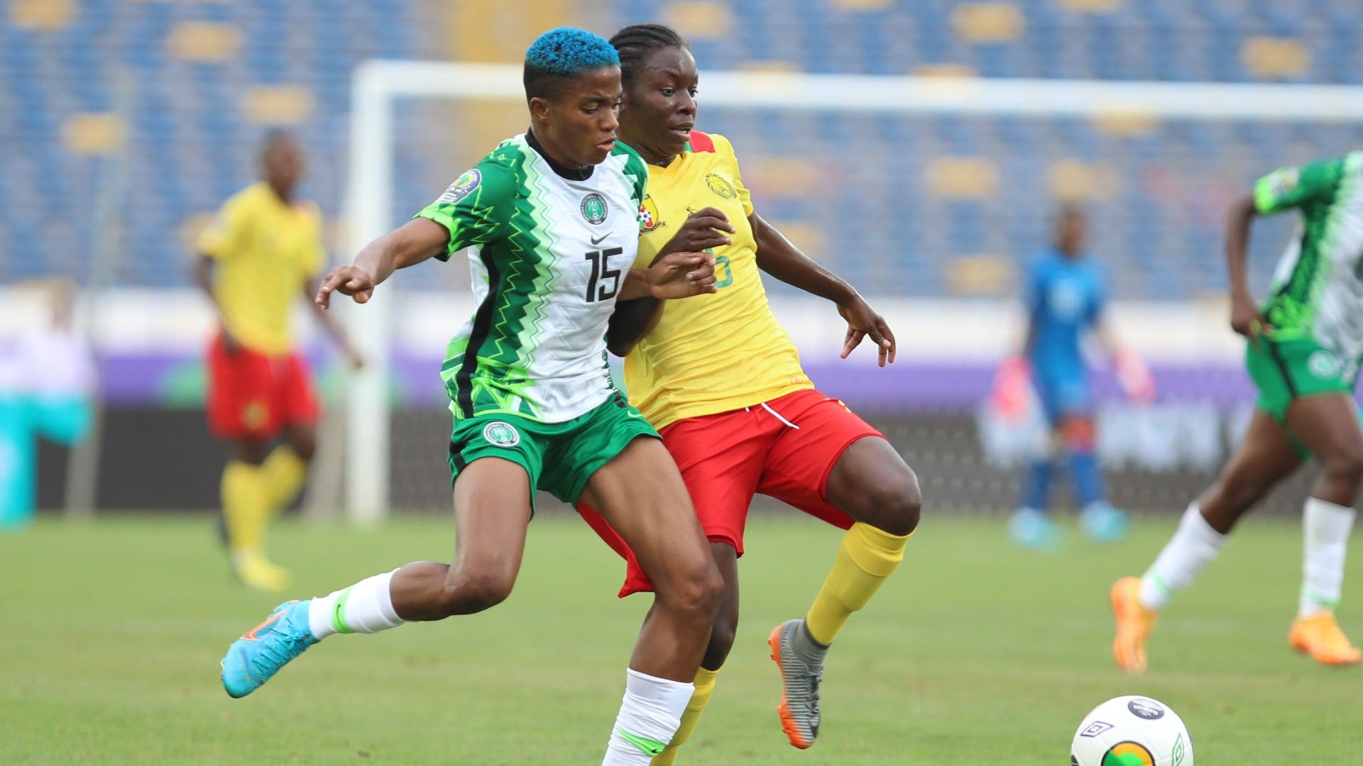 Wafcon 2022 Cameroonslaying Ajibade revels in Nigeria's qualification