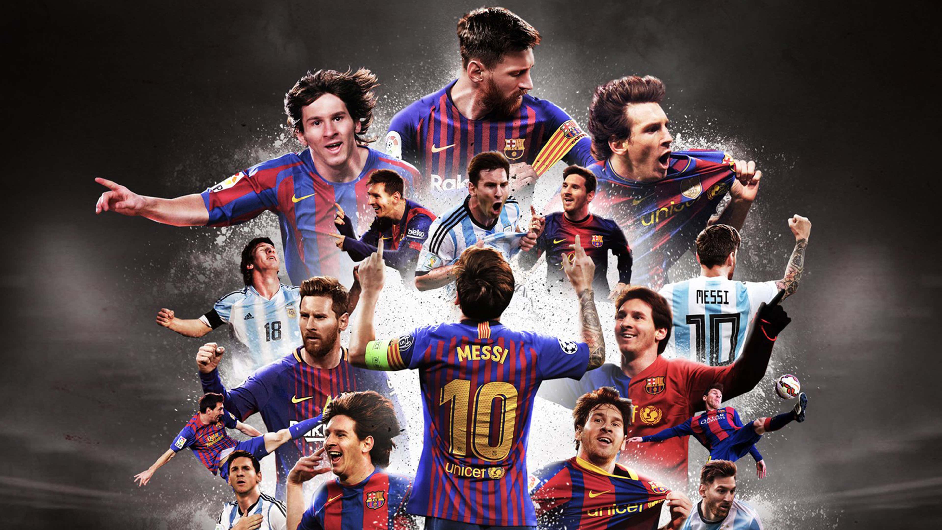 Lionel Messi Barcelona Argentina GFX