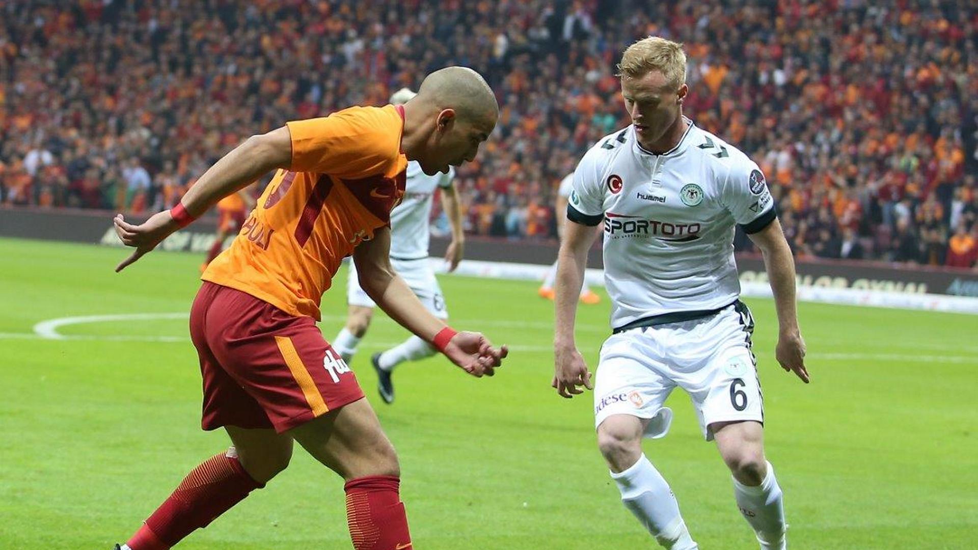 Sofiane Feghouli Jens Jonsson Galatasaray Konyaspor 3112018