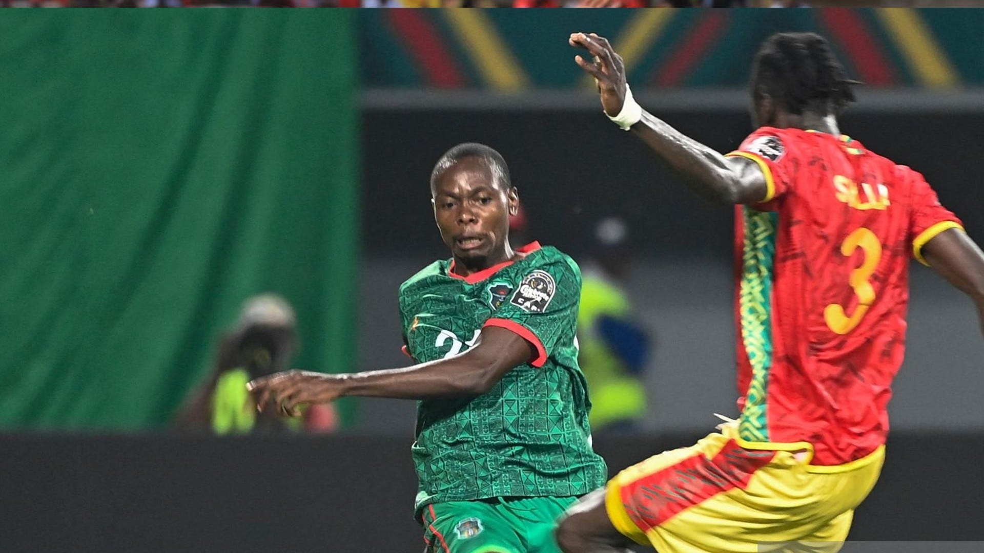 Malawi defender Gomezgani Chirwa.