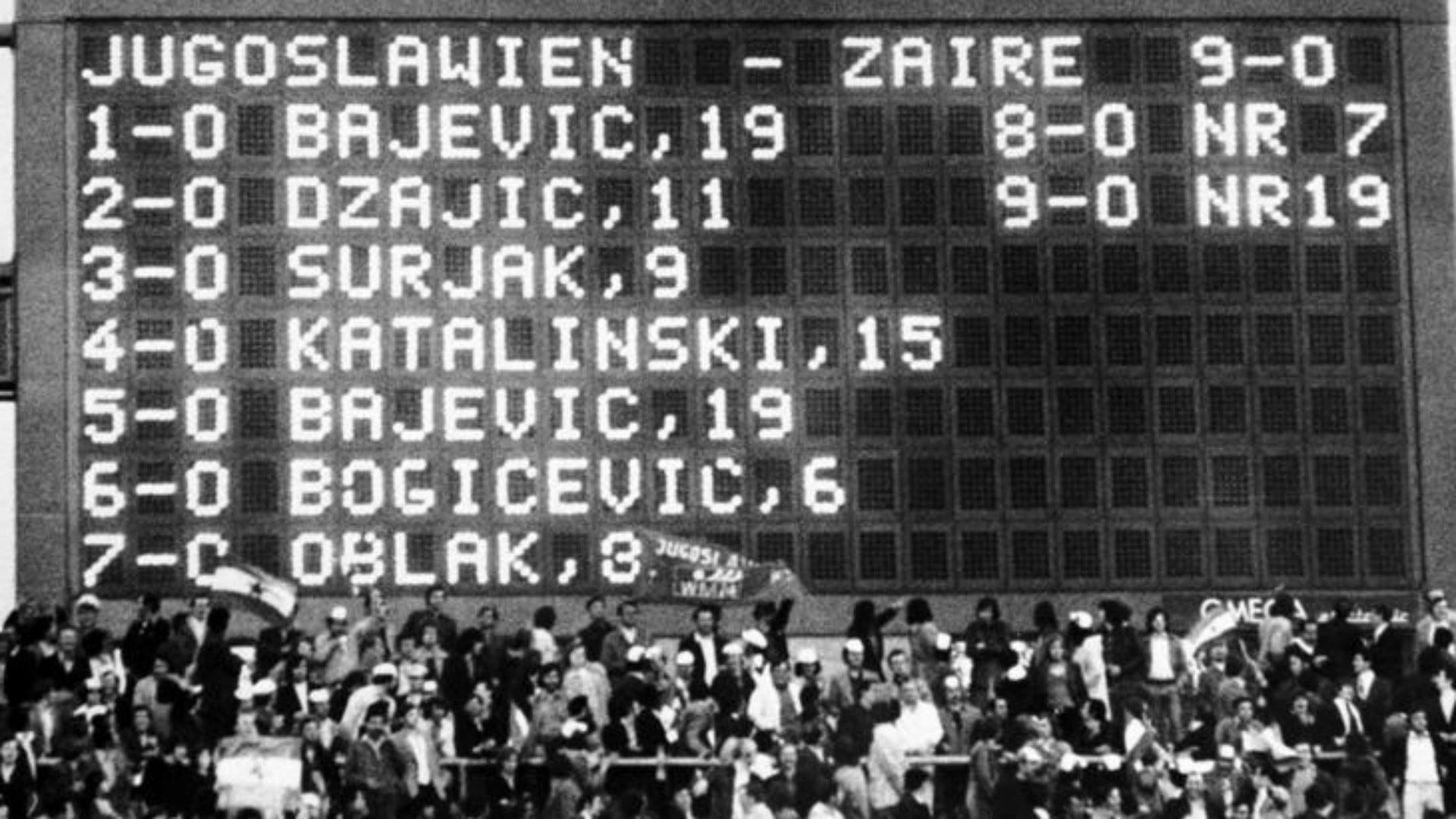 yugoslavia zaire copa del mundo 1974
