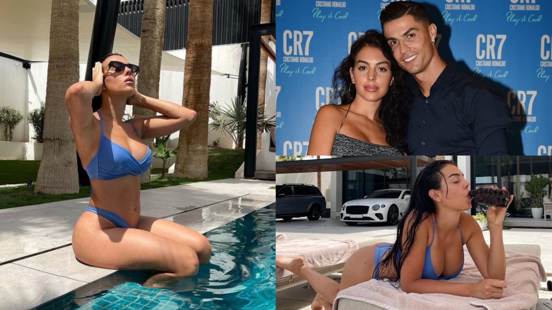 Cristiano Ronaldos girlfriend Georgina Rodriguez posts racy bikini pictures on Instagram as she risks breaking strict Saudi Arabian law Goal US picture pic