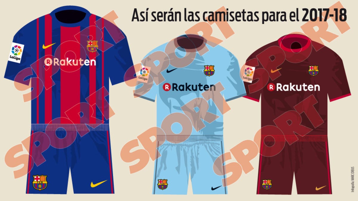REVEALED: The Barcelona kits Messi and Neymar will be wearing in 2017-18 - Goal.com