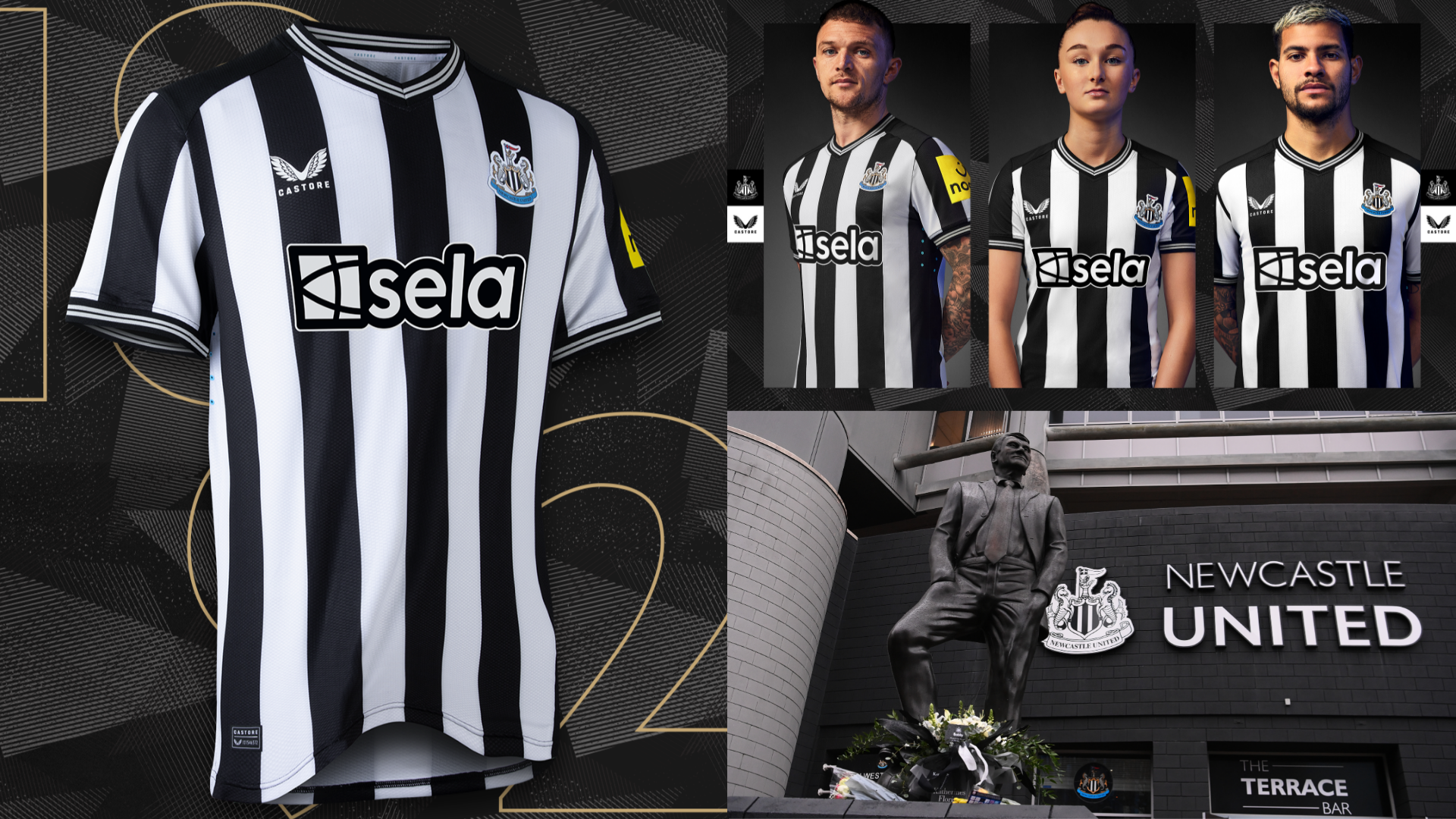Newcastle United - 2021-22 Castore home kit revealed