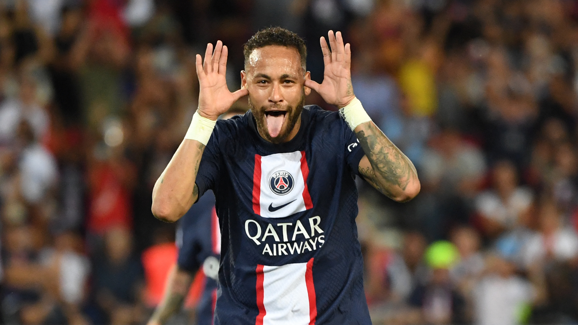 PSG Montpellier Joie Neymar
