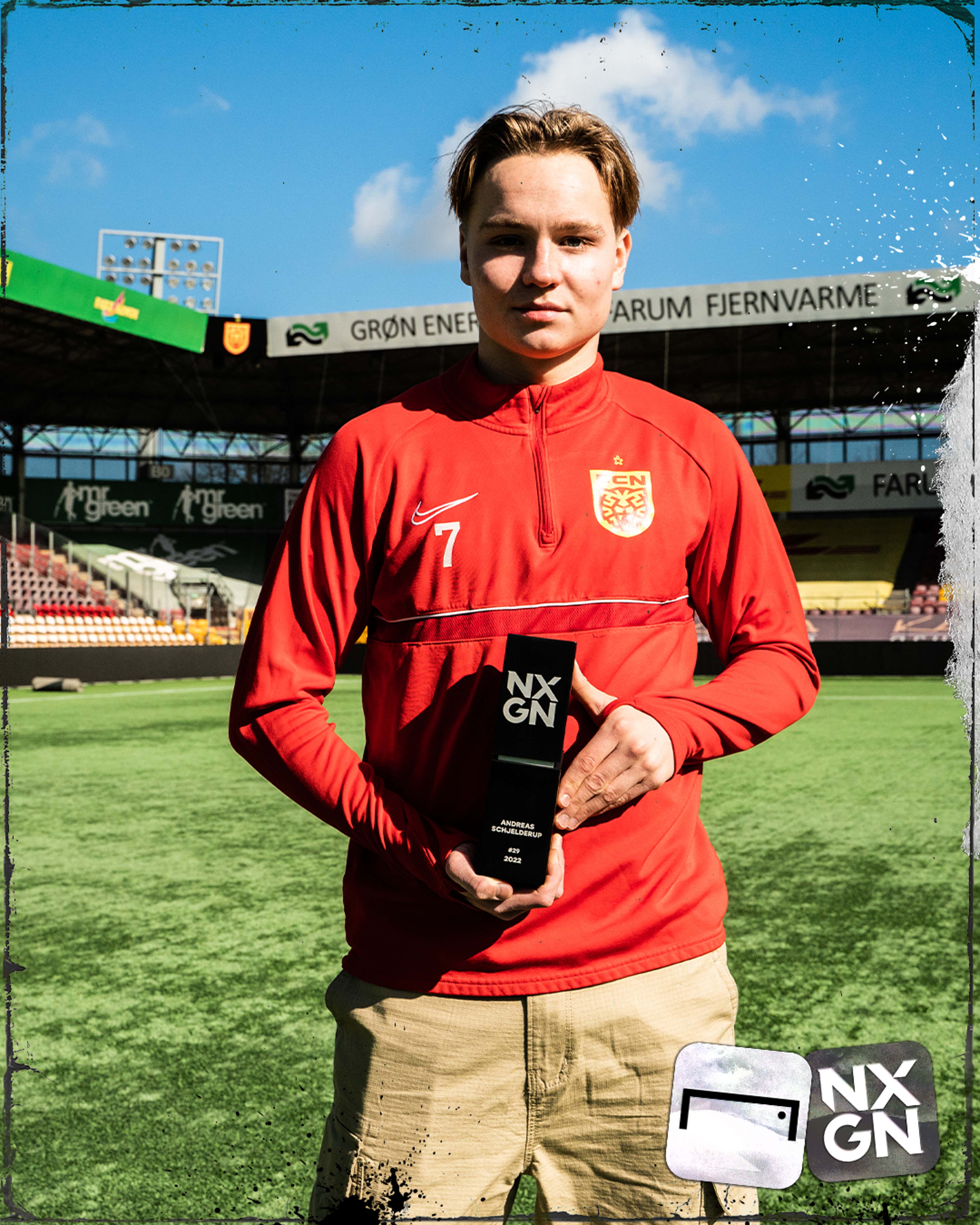 Andreas Schjelderup NXGN 2022 Award GFX