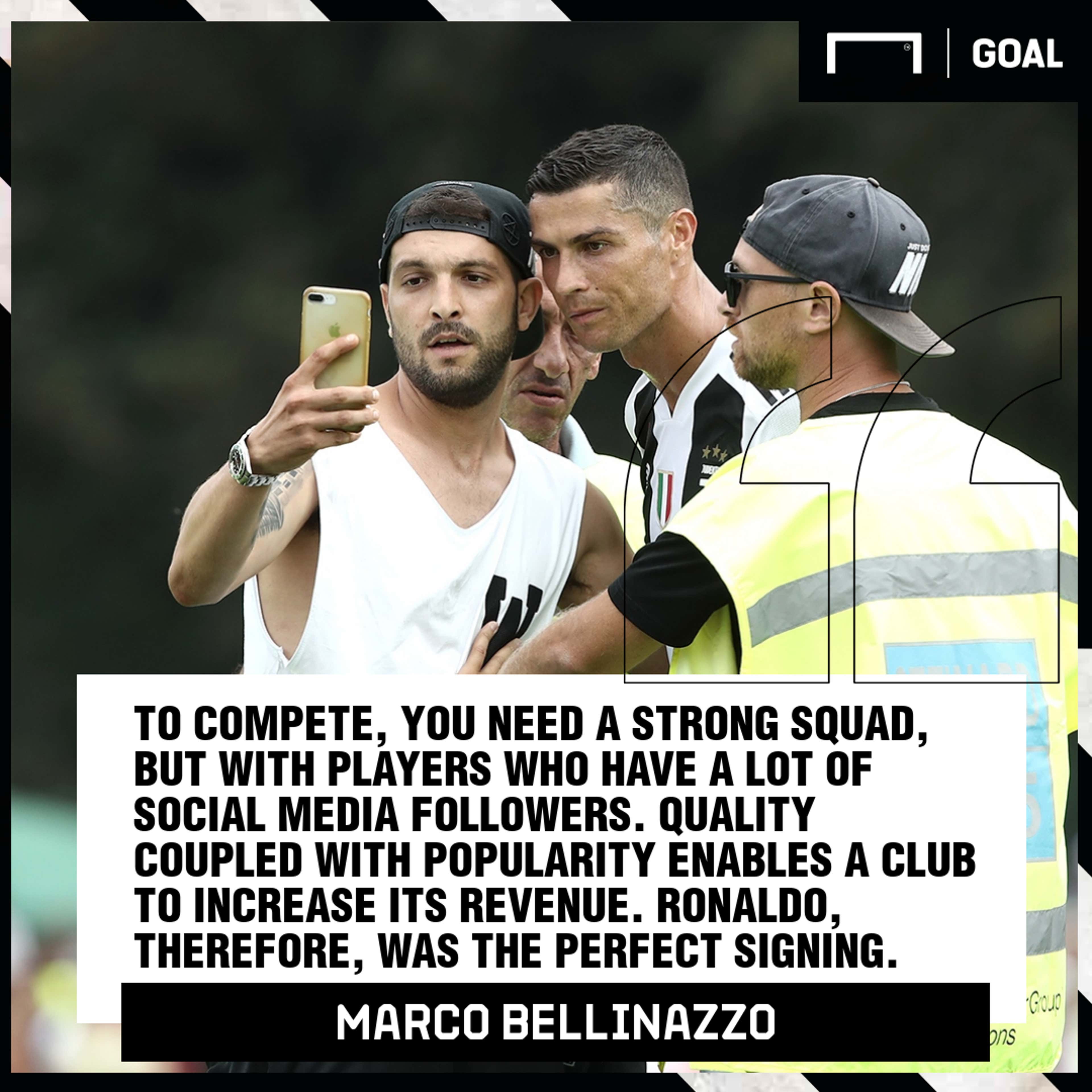 Cristiano Ronaldo Juventus Bellinazzo social media PS