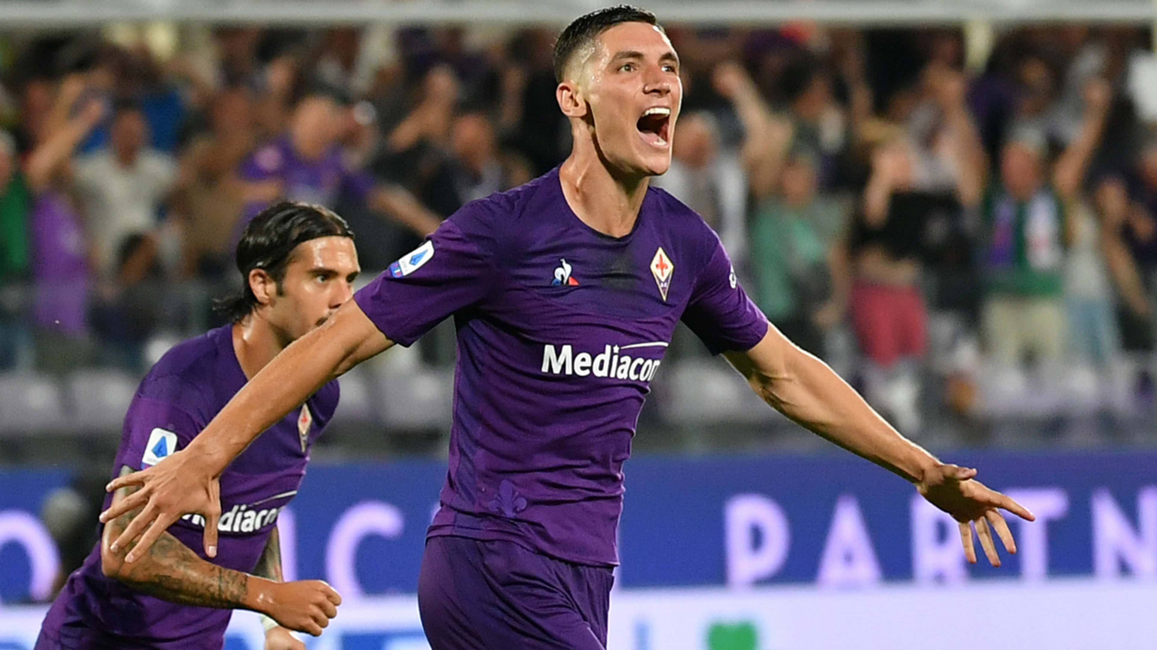 Fiorentina, l'esultanza di Milenkovic. Fonte Foto: Goal.com 