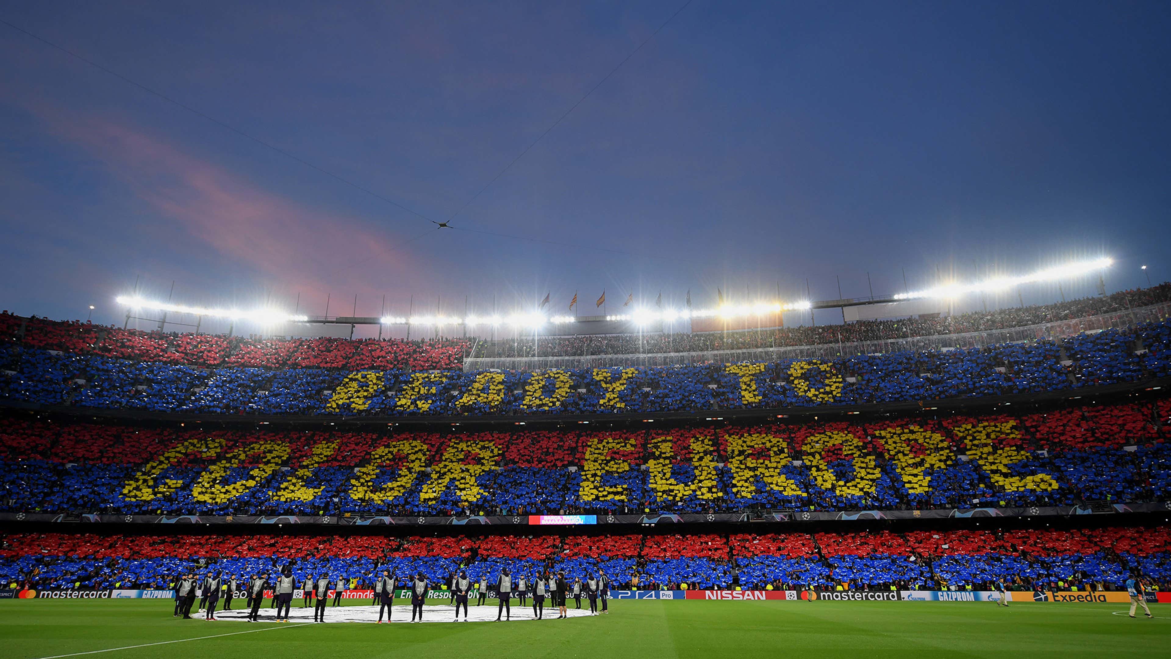 Barcelona Camp Nou tifo