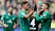 Niclas Füllkrug (L) of SV Werder Bremen celebrate with team mate Marvin Ducksch