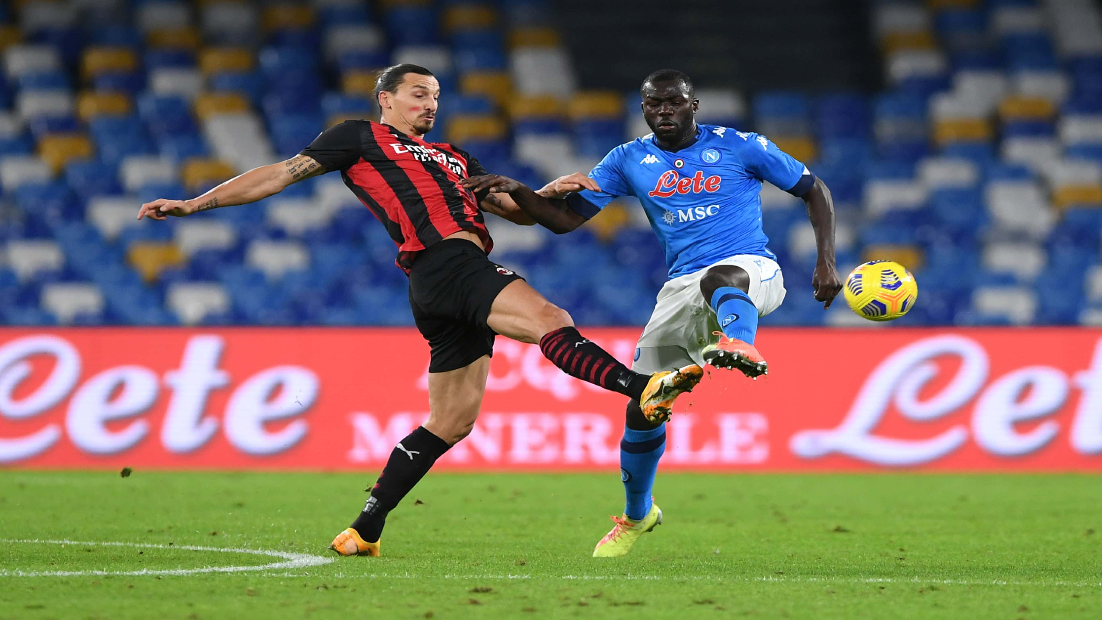Koulibaly & Ibrahimovic - Napoli vs AC Milan 2020-21