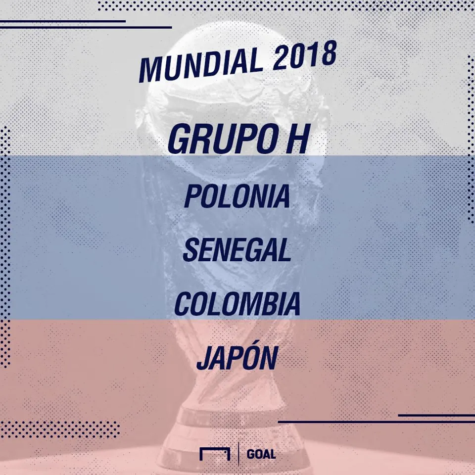 Partidos, horarios y días de en el Mundial Rusia 2018: Polonia, Senegal y rivales del Grupo H Goal.com Chile