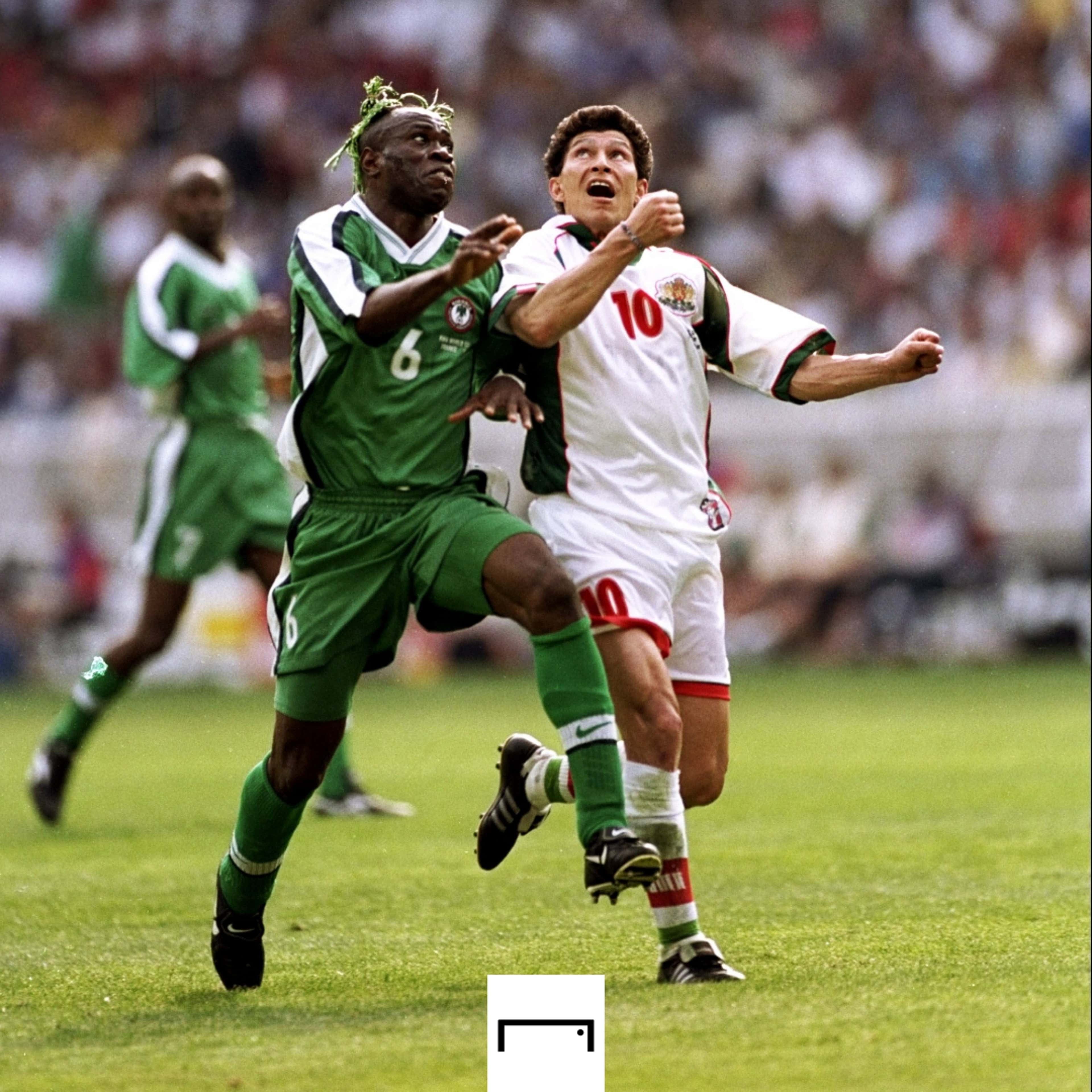 Taribo West Nigeria Bulgaria 1998 World Cup GFX
