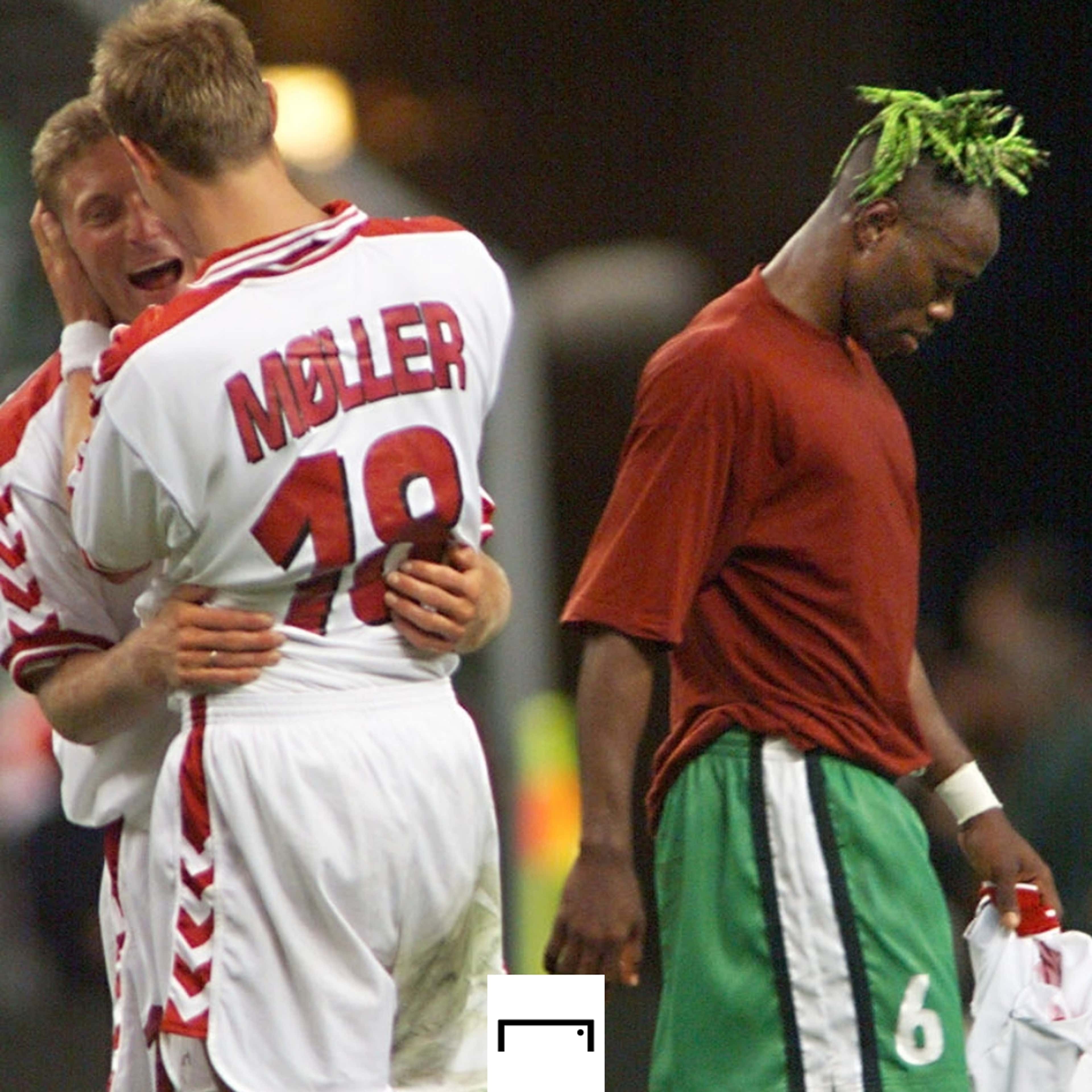 Taribo West Nigeria Denmark 1998 World Cup GFX
