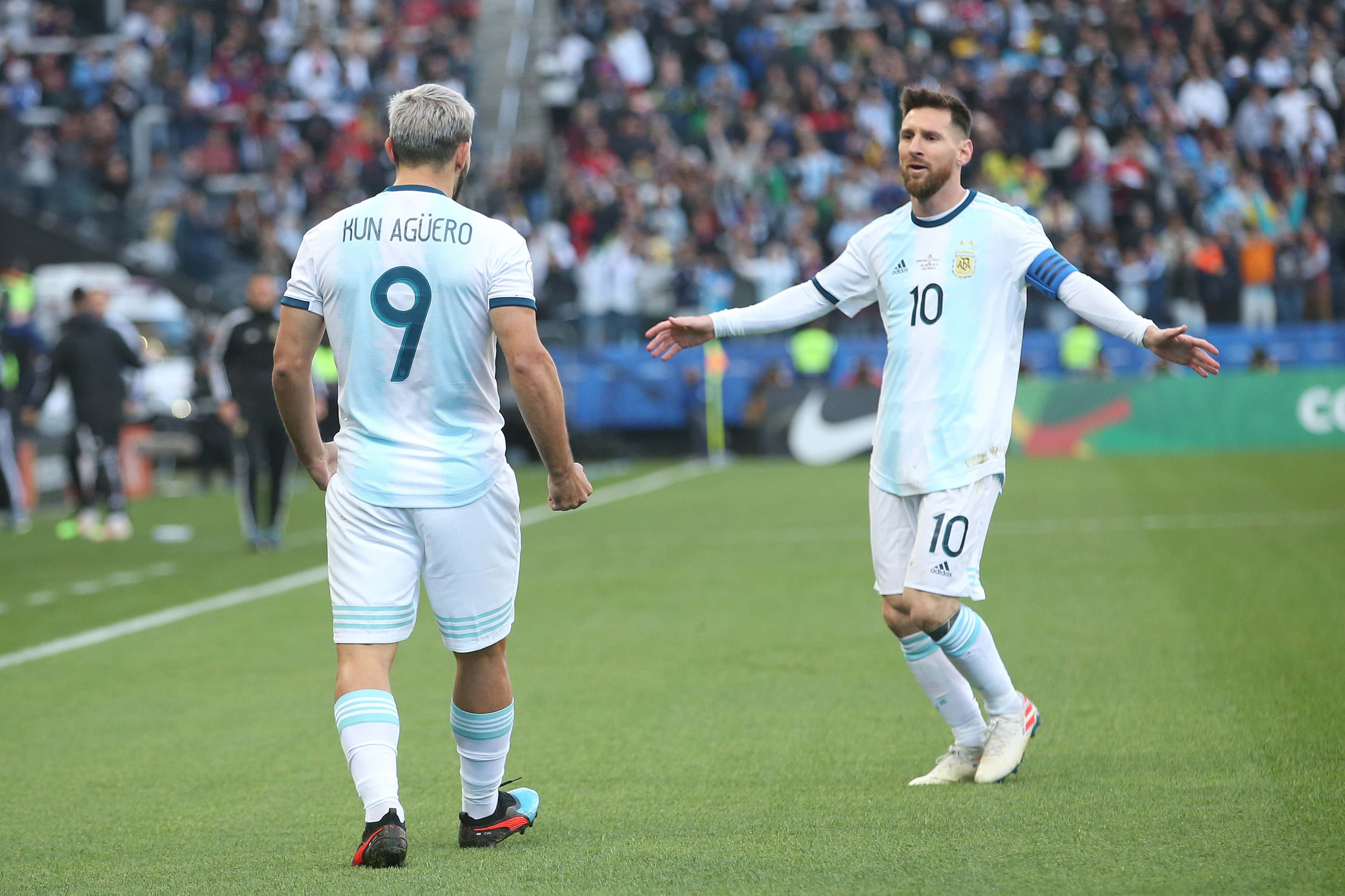 Aguero e Messi: dupla funcionou