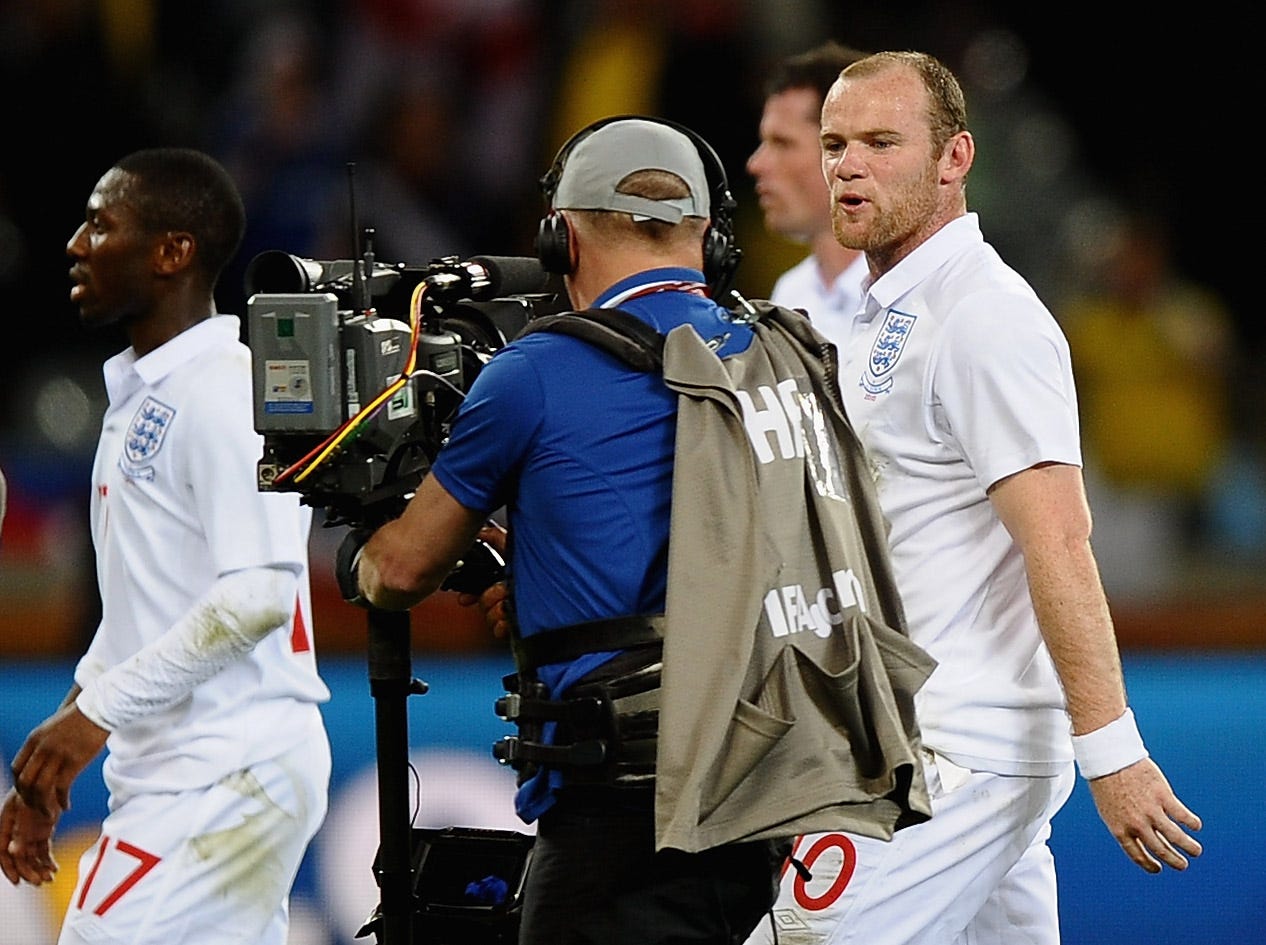 Wayne Rooney England vs Algeria 2010