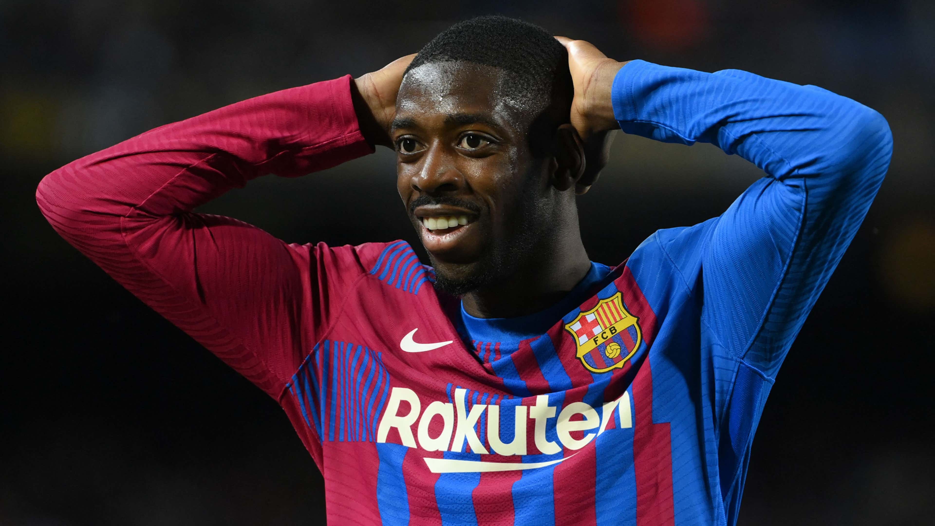 Ousmane Dembele react Barcelona 2021-22