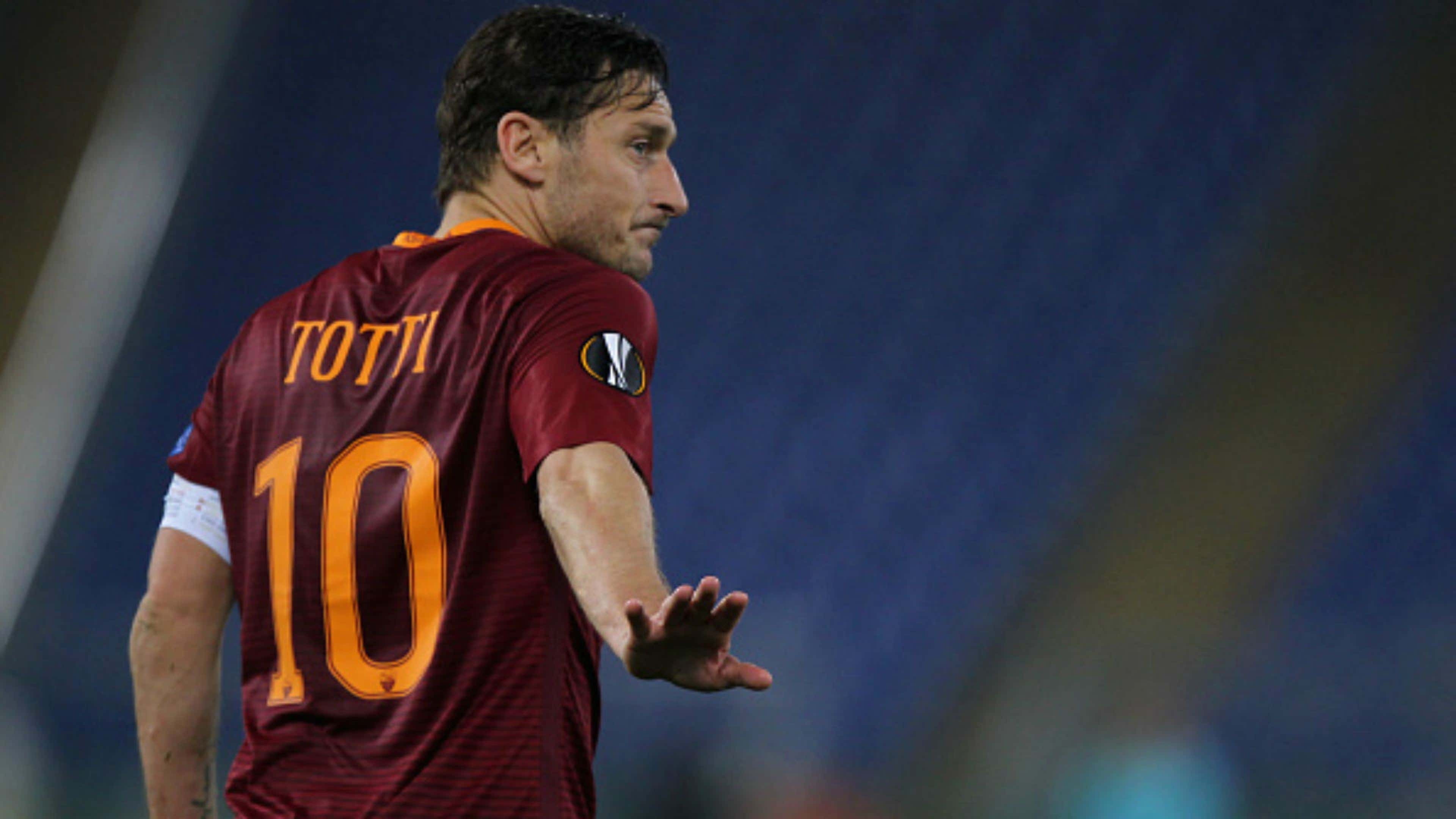 Francesco Totti AS Roma Europa League 2017