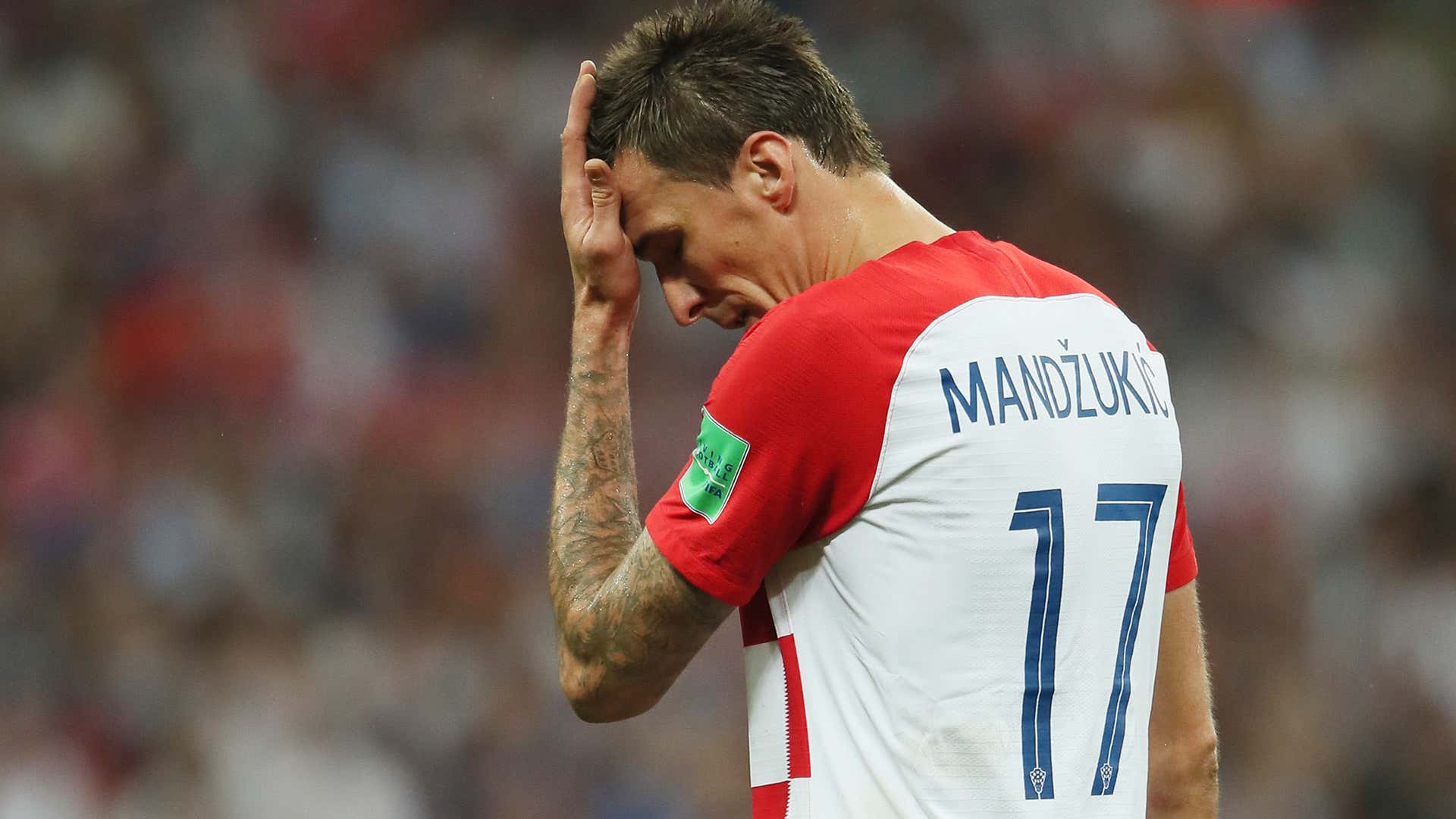 Mario Manduzkic own goal France Croatia World Cup final 15072018