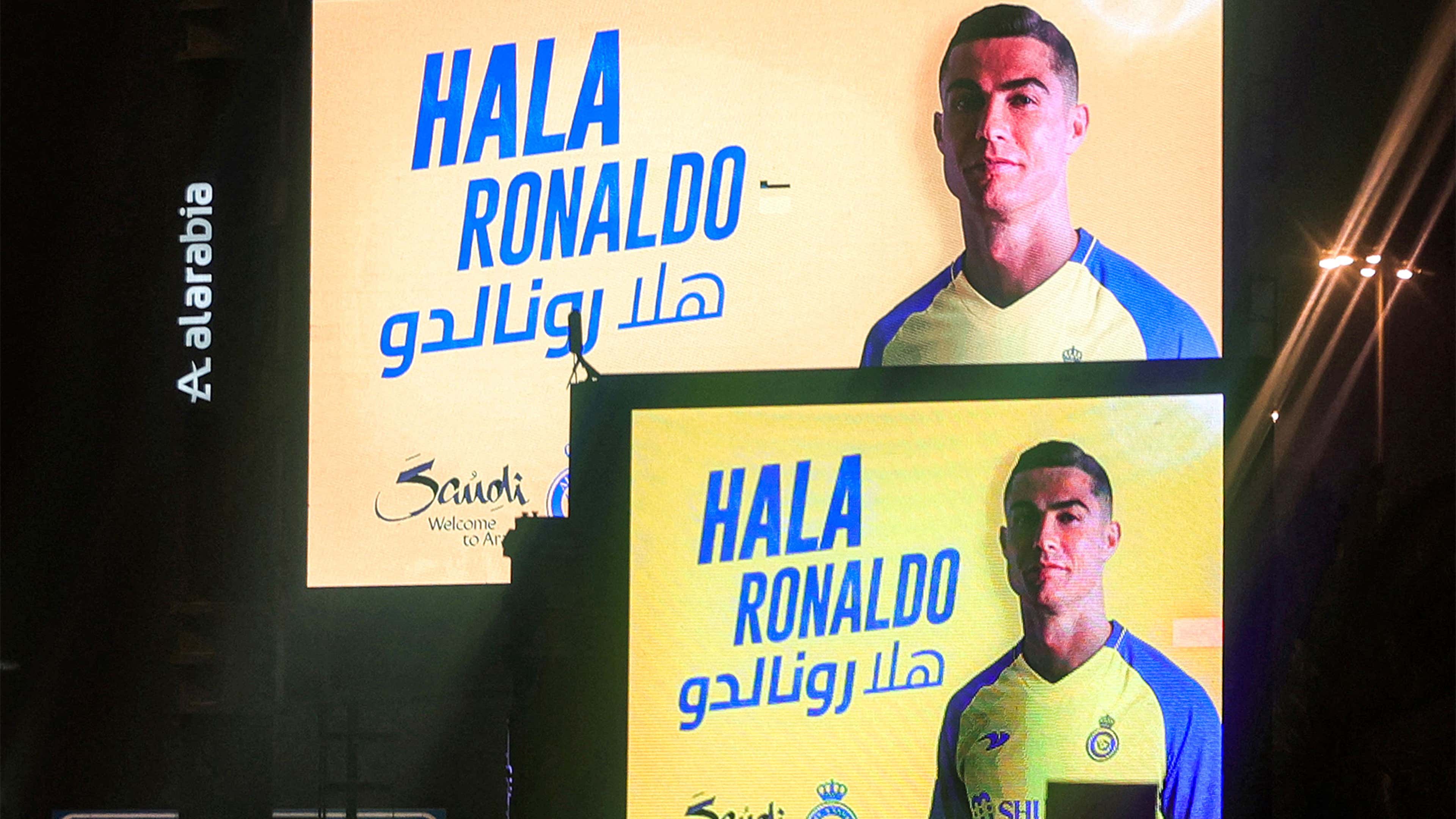 Cristiano Ronaldo Al-Nassr billboard 2023