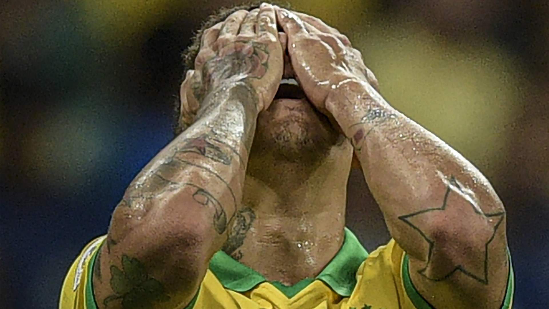 Roberto Firmino frustrated Brazil