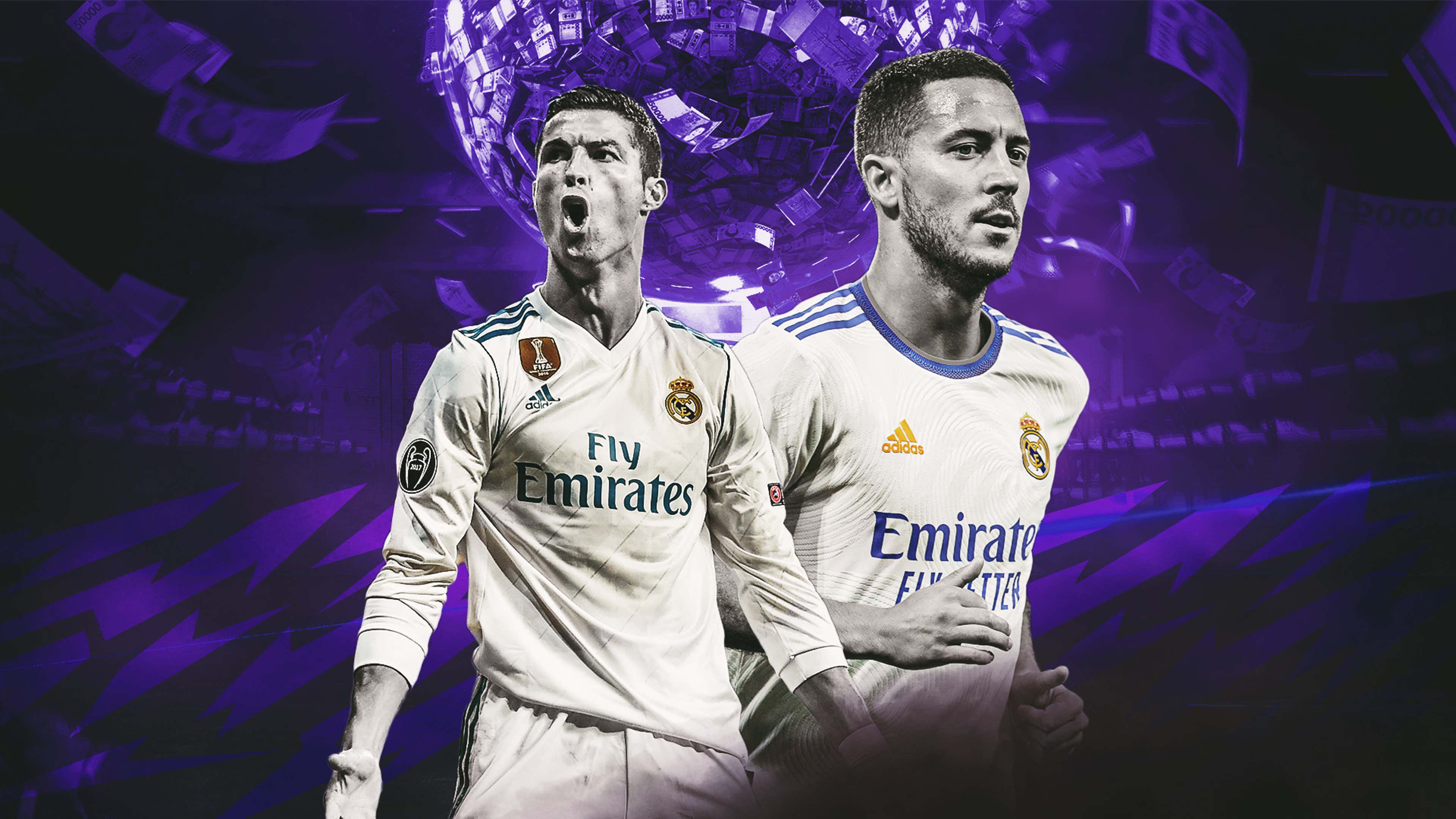 Real Madrid Big spenders Cristiano Ronaldo Eden Hazard