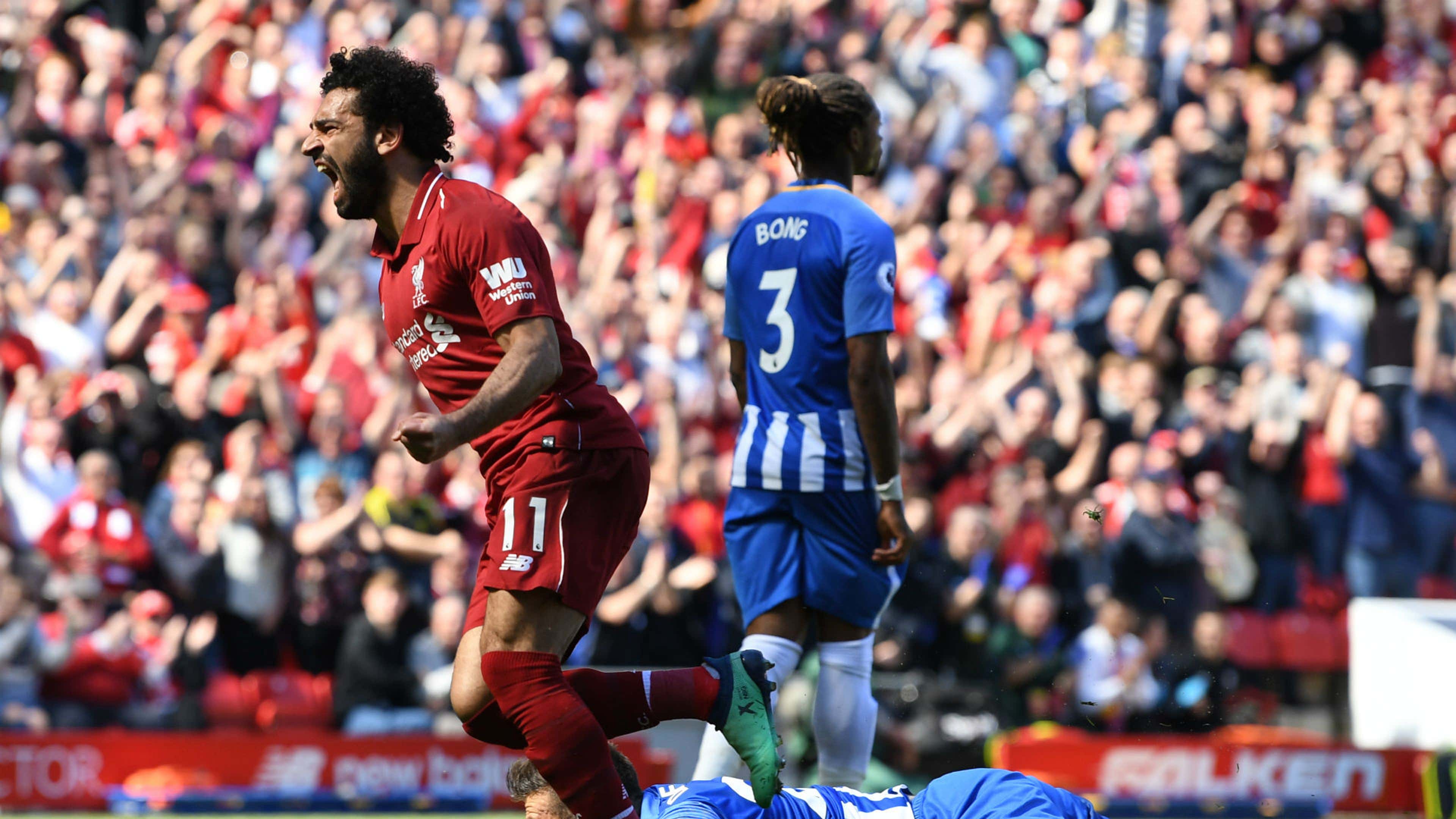 Mo Salah helped Liverpool see off Brighton