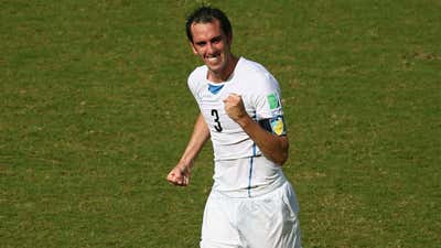 Diego Godin Uruguay Italy World Cup