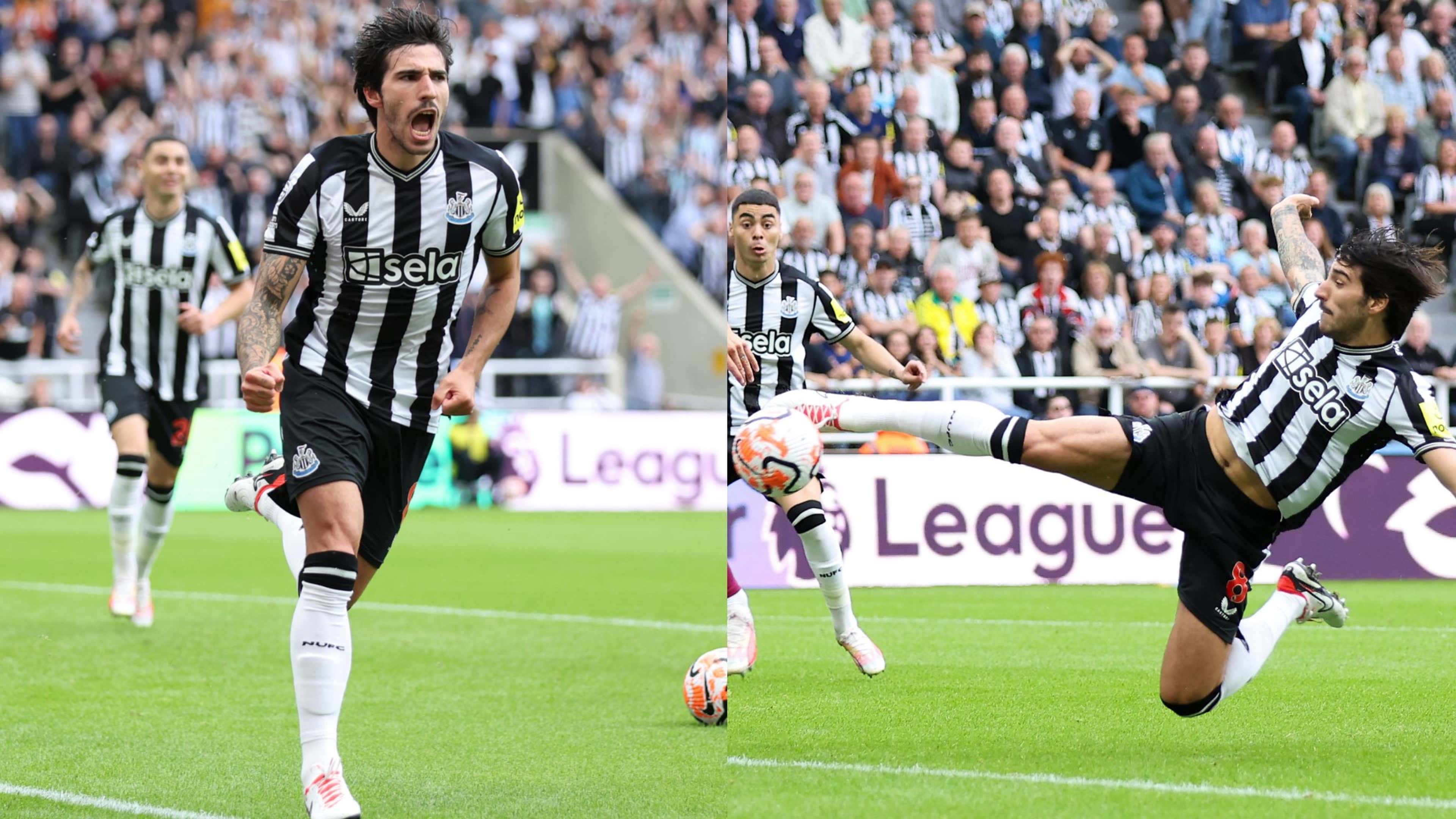 WATCH: What a debut! Sandro Tonali stunner gives Newcastle early lead  against Aston Villa in his first game since sealing transfer from AC Milan  | Goal.com Nigeria
