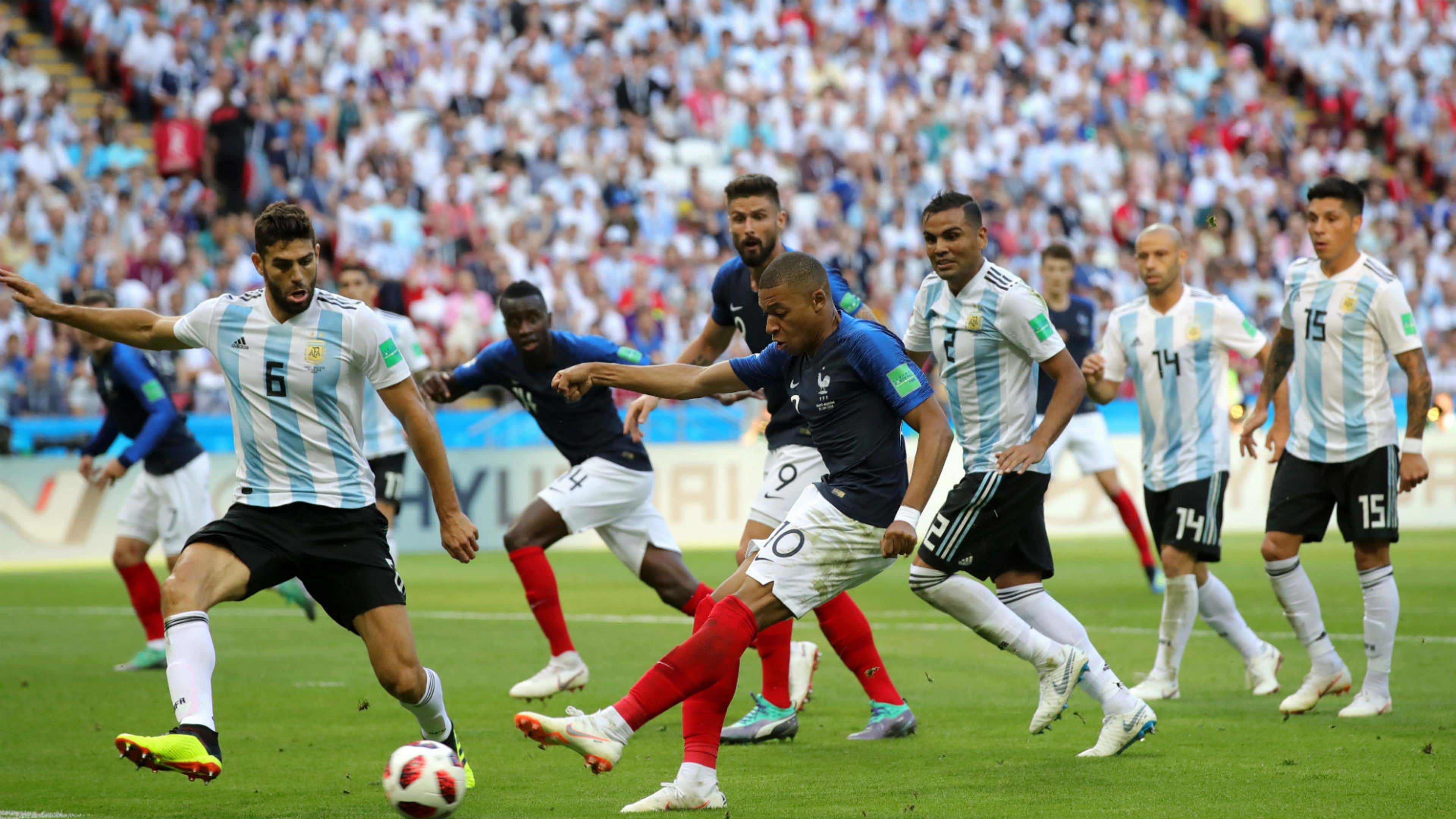 Kylian Mbappé France Argentina World Cup 30062018