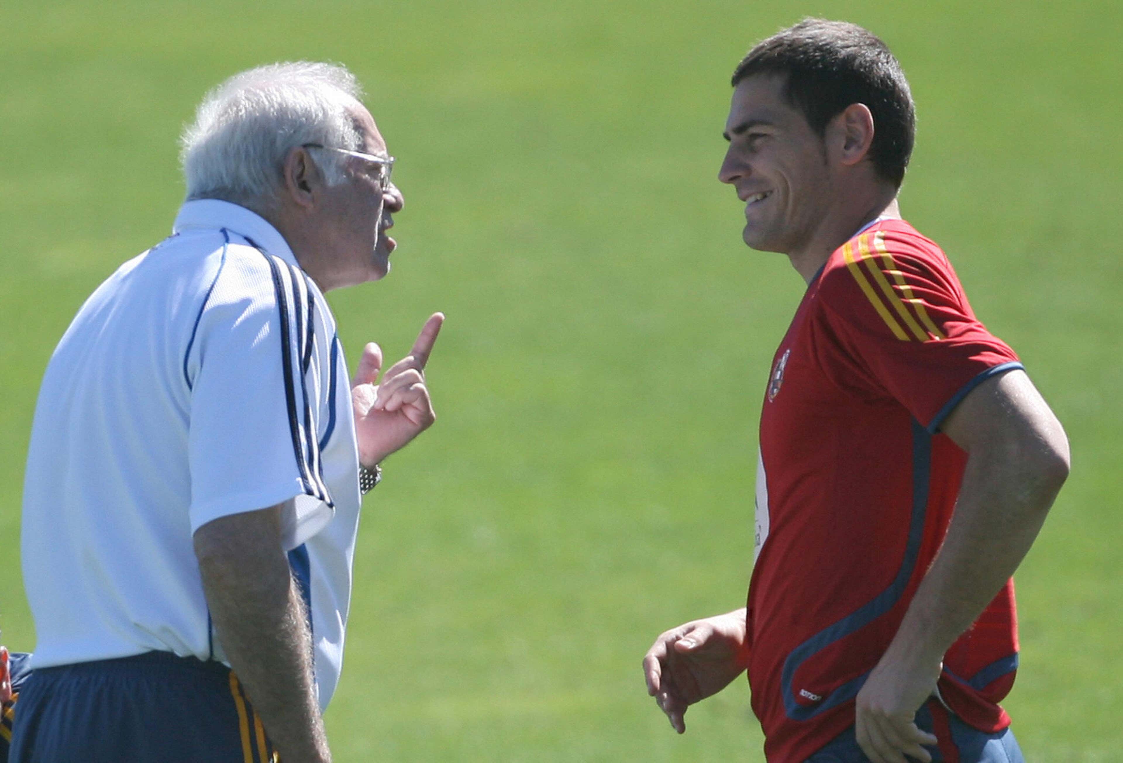 Iker Casillas & Luis Aragones