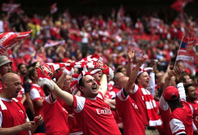 Arsenal fans Hull FA Cup final 05172014