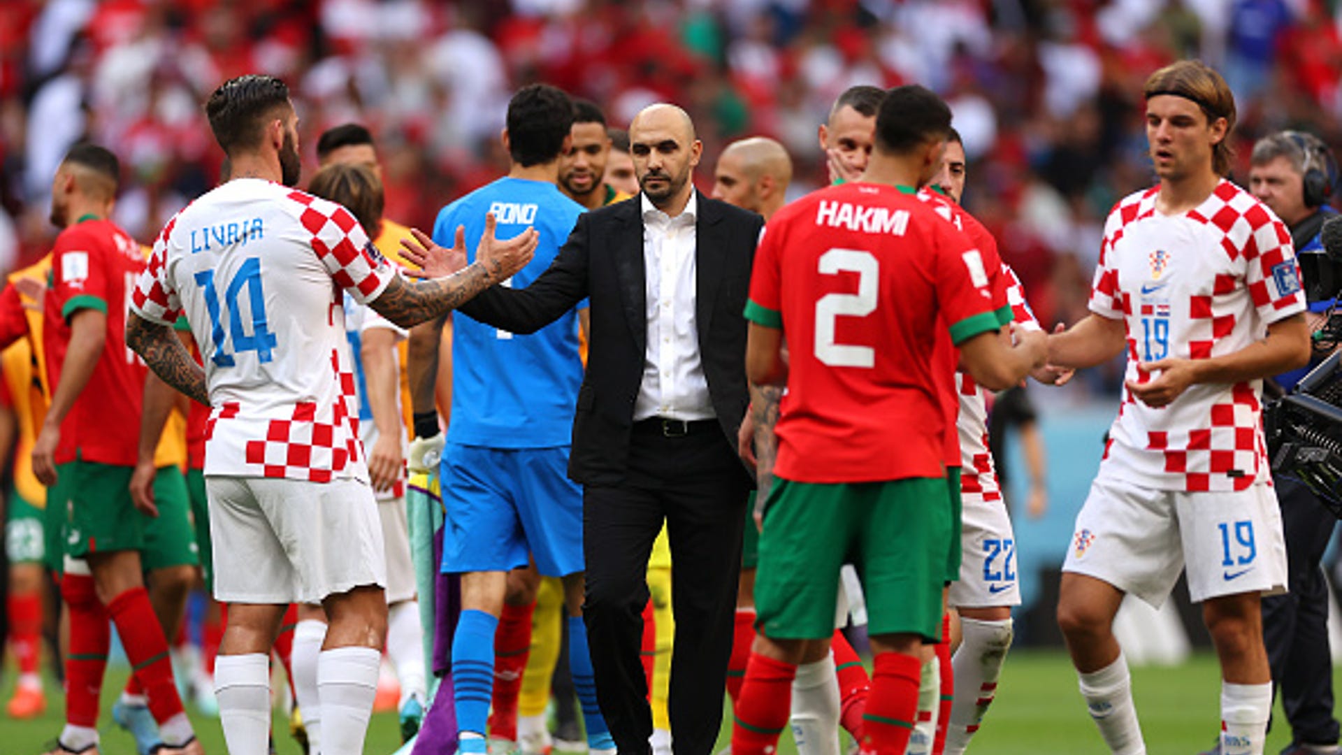  Walid Regragui - Morocco - Croatia - world cup 2022