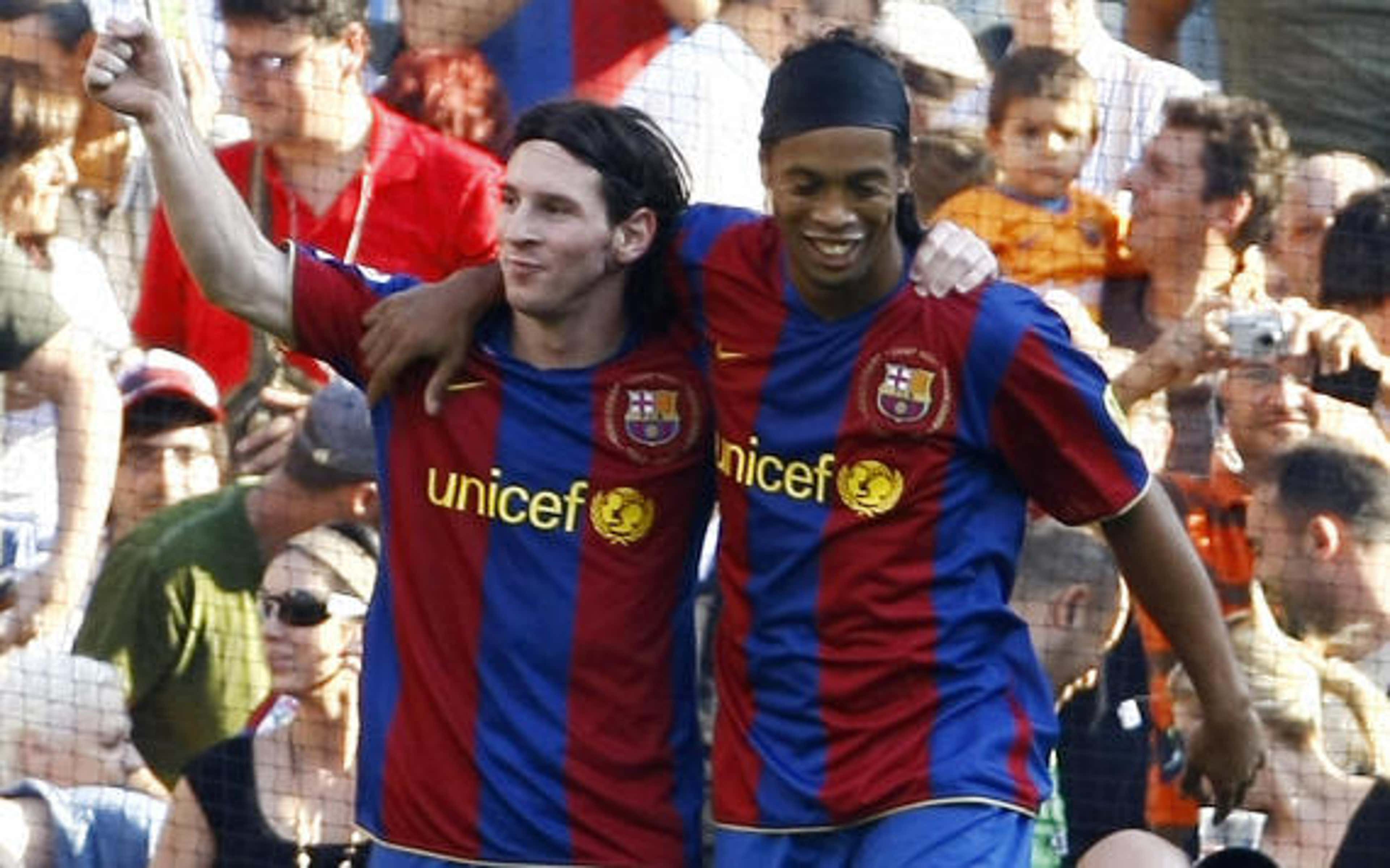 WATCH: Messi, Ronaldinoho and? Henrik Larsson's dream 5-a-side